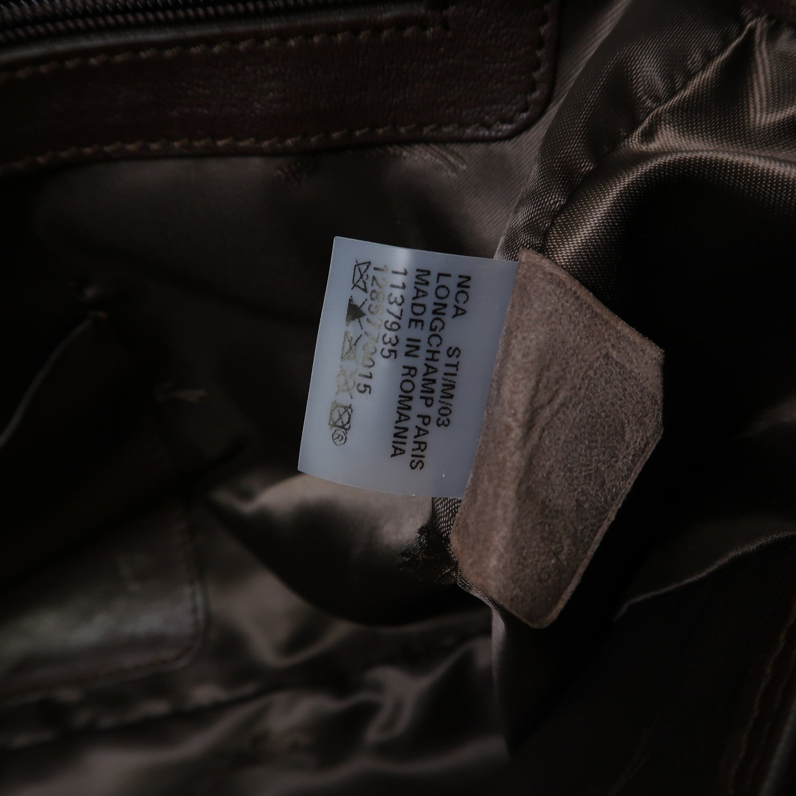 Longchamp 【激減優惠】牛皮皮革Shoulder Bag手挽肩背兩用袋啡色