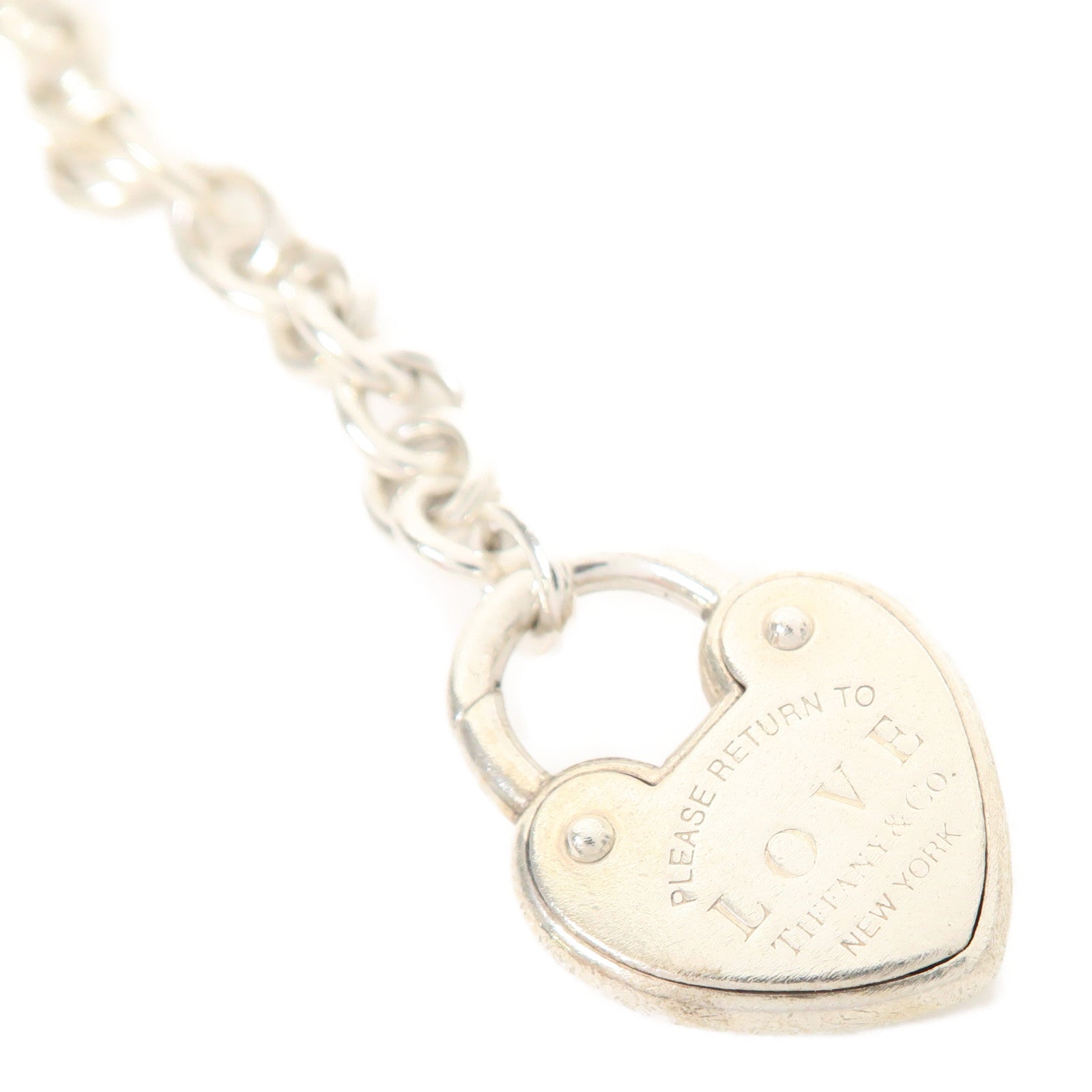 TIFFANY＆CO 925純銀Return to Tiffany Love Lock Bracelet手鏈