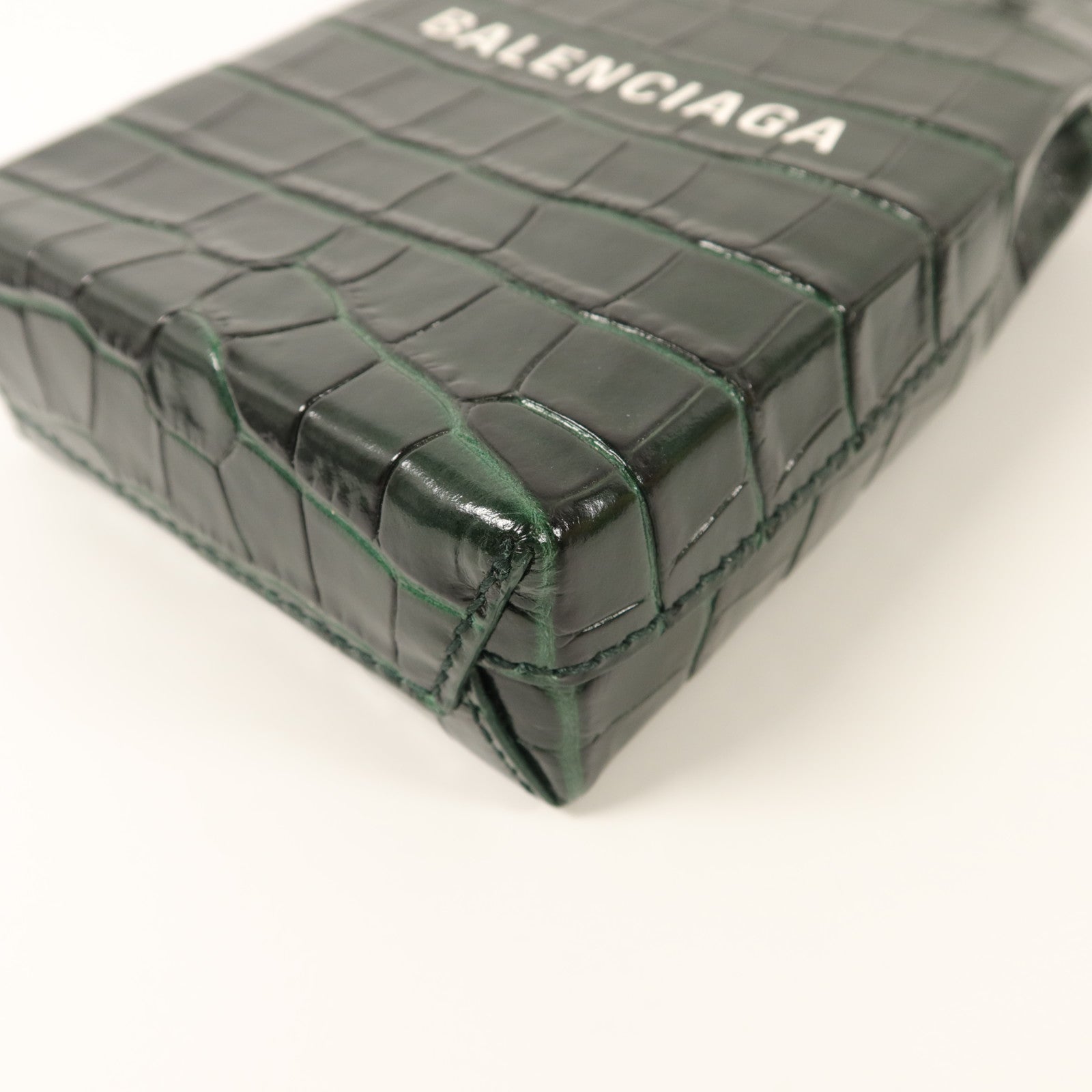 BALENCIAGA 牛皮皮革Shopping Phone Holder手挽肩背兩用袋