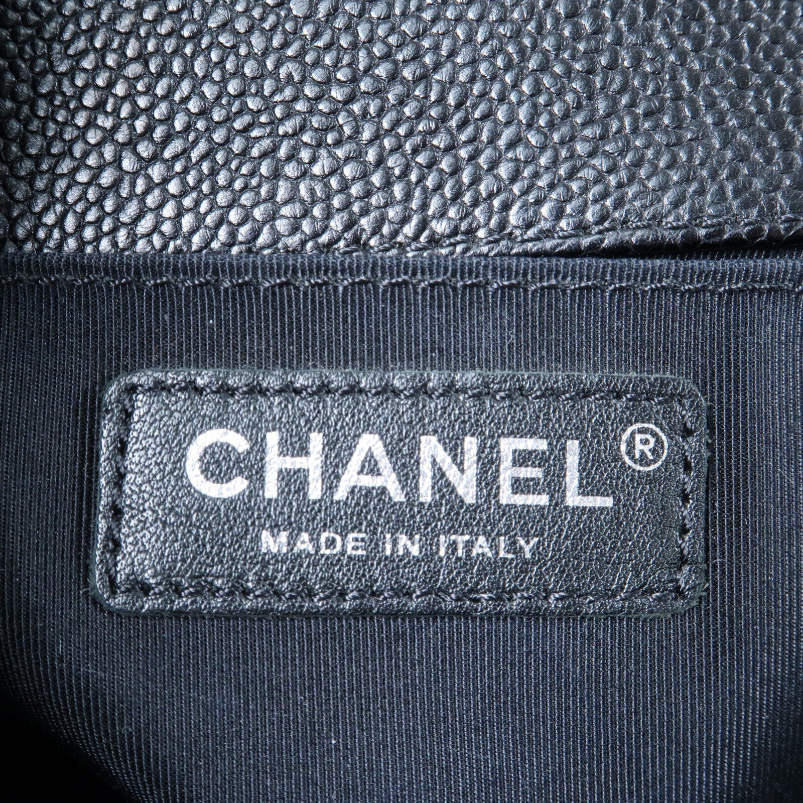 CHANEL 牛皮皮革Boy 25鏈帶肩背袋