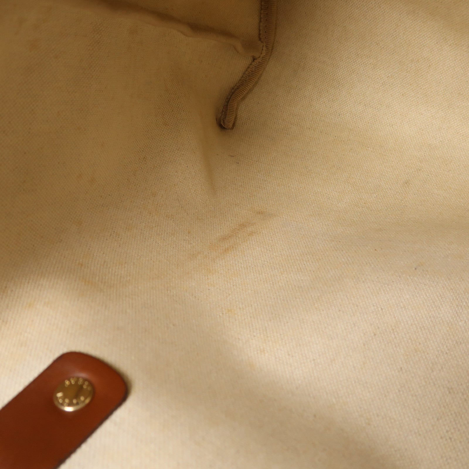 GUCCI 塗層帆布Shoulder Bag金扣肩背袋
