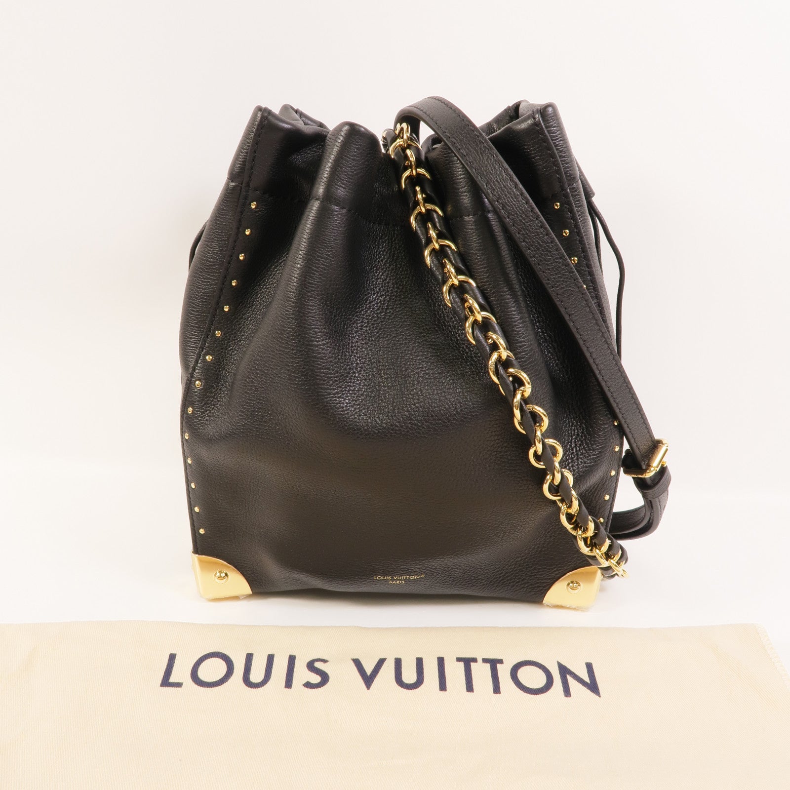 LOUIS VUITTON 牛皮皮革Noe Trunk手挽肩背兩用袋