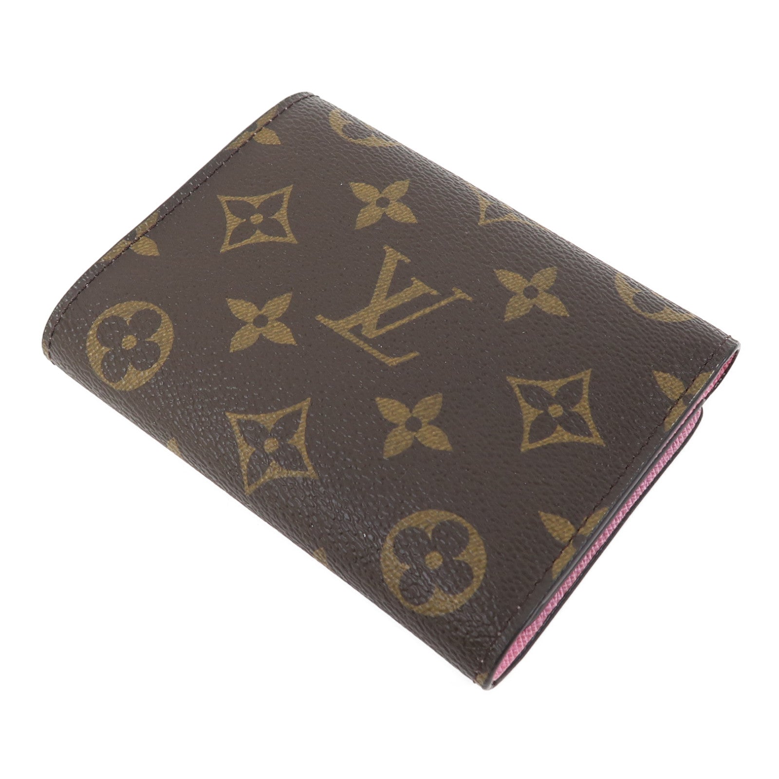 LOUIS VUITTON Monogram Vivienne Victorine金扣錢包啡色