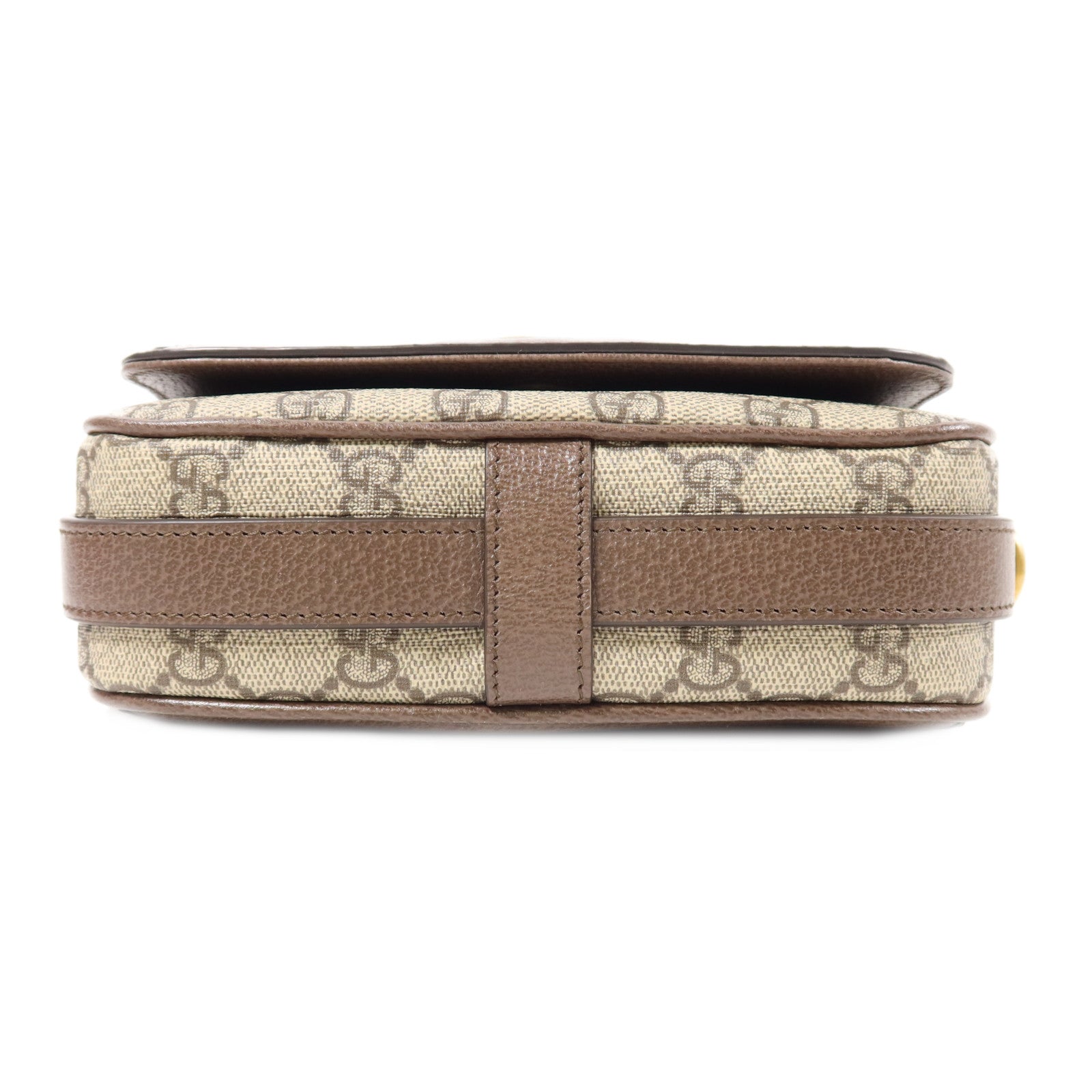 GUCCI 【激減優惠】塗層帆布Ophidia Mini Bag金扣肩背袋