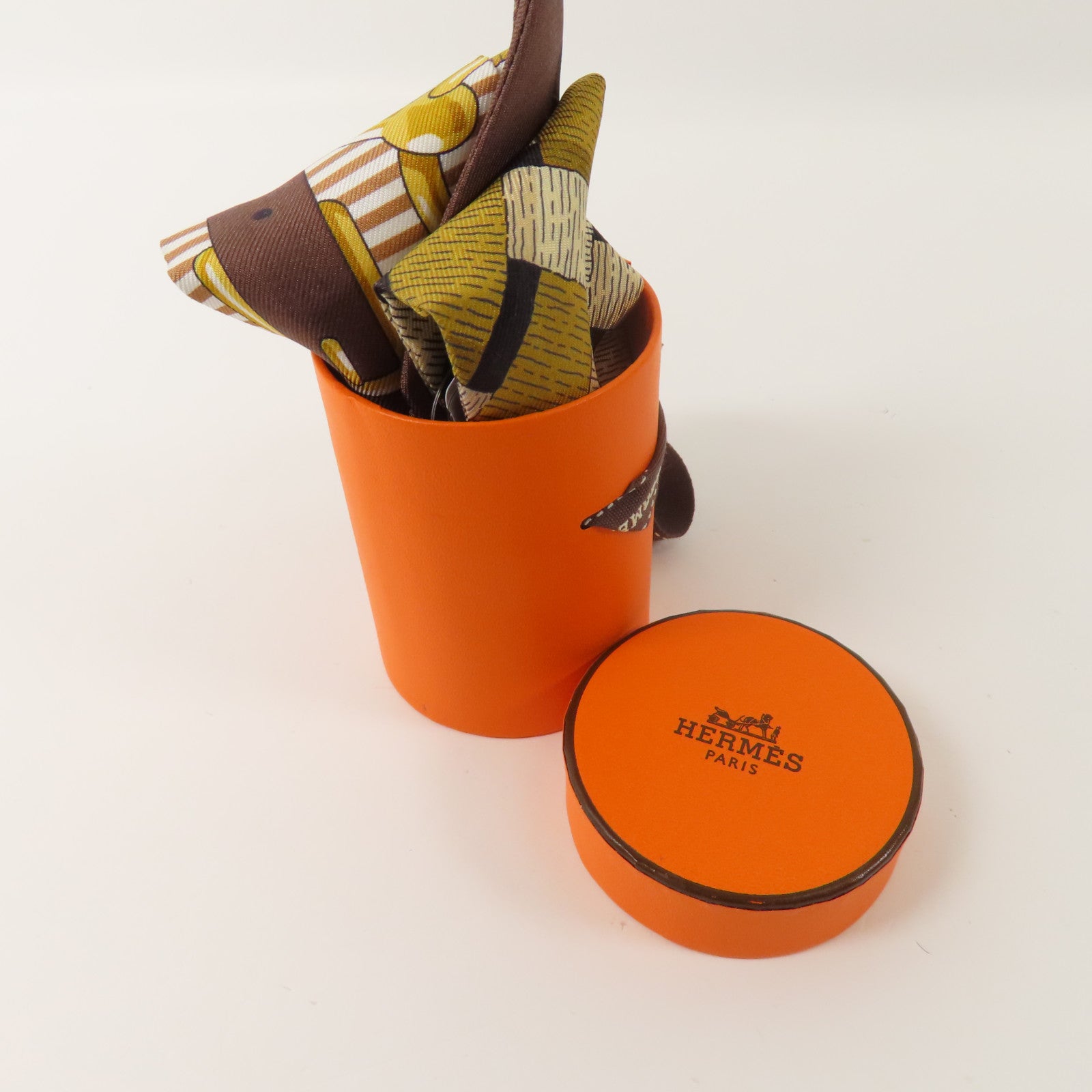 HERMES 絲質Twilly絲巾