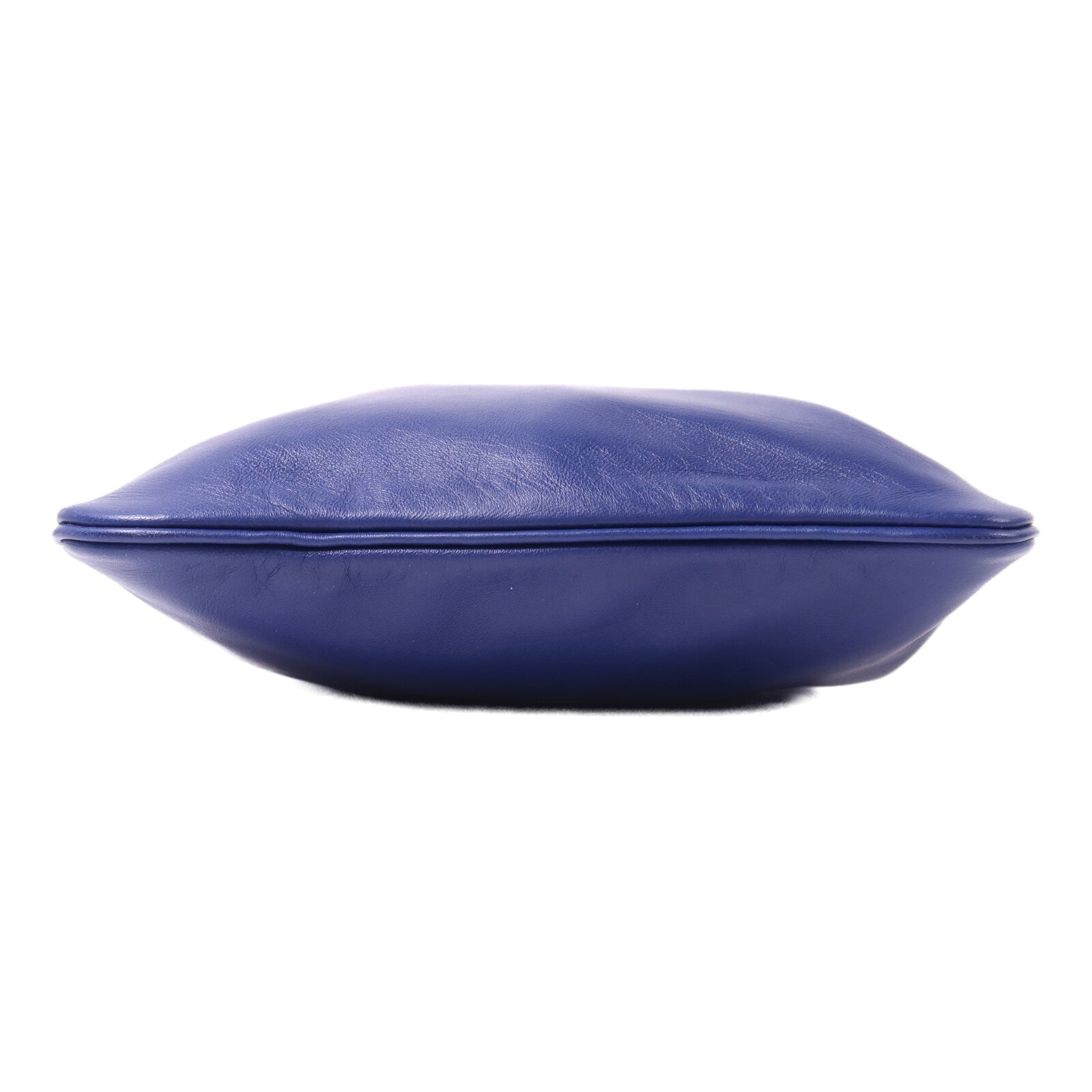 HERMES Swift皮革Aline銀扣肩背Bleu Electrique