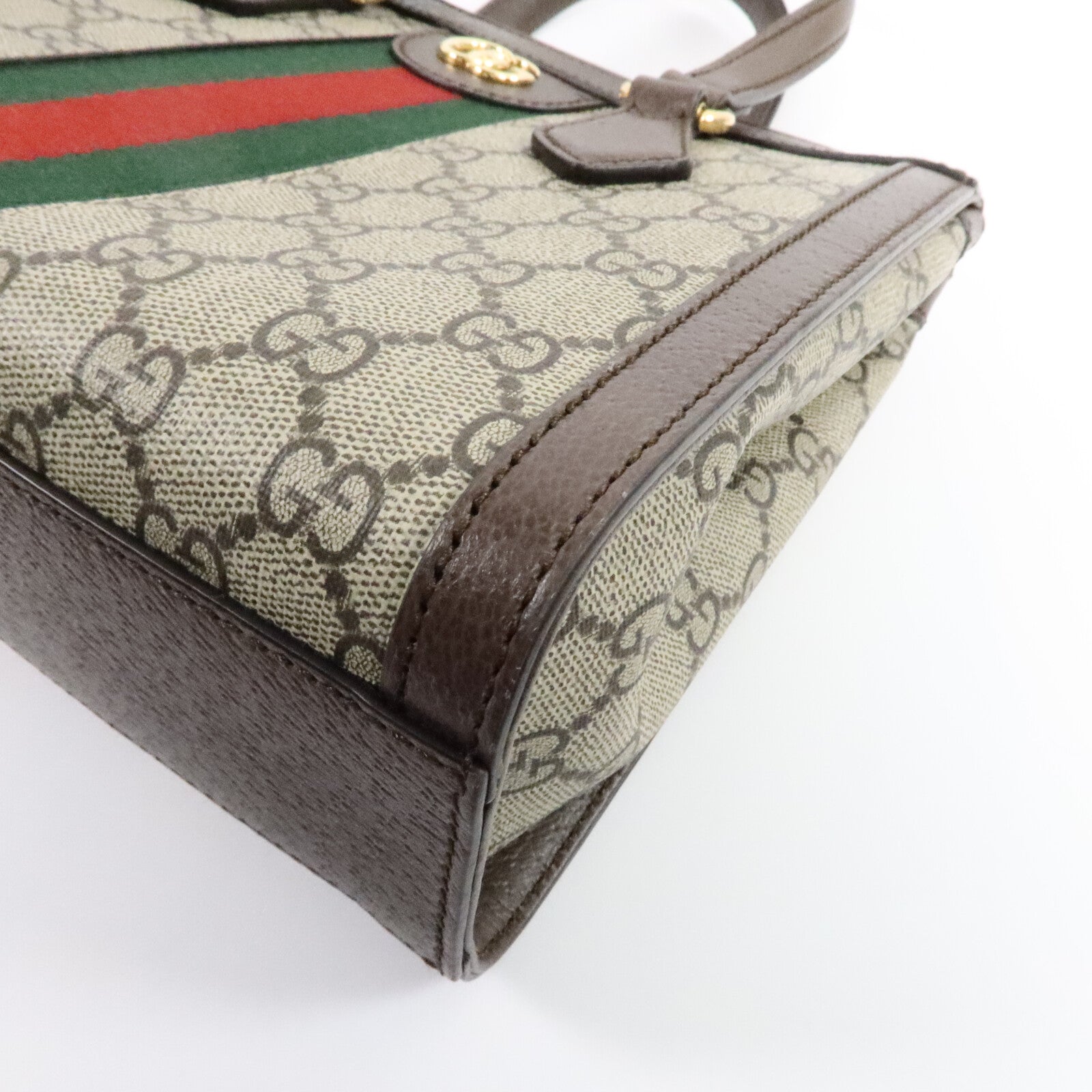 GUCCI 塗層帆布Ophidia Small Tote手挽肩背兩用袋