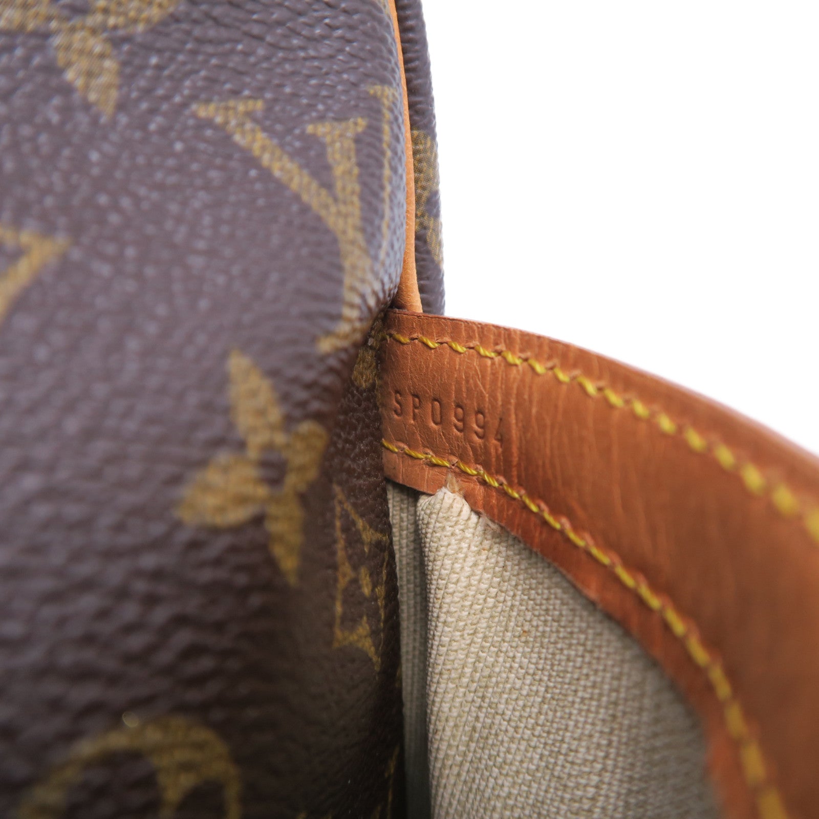 LOUIS VUITTON 【激減優惠】Monogram Reporter GM金扣肩背袋啡色