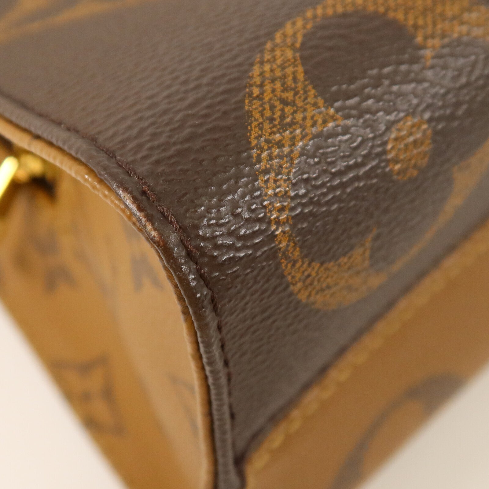 LOUIS VUITTON Monogram Reverse On The Go East West金扣手挽肩背兩用包袋