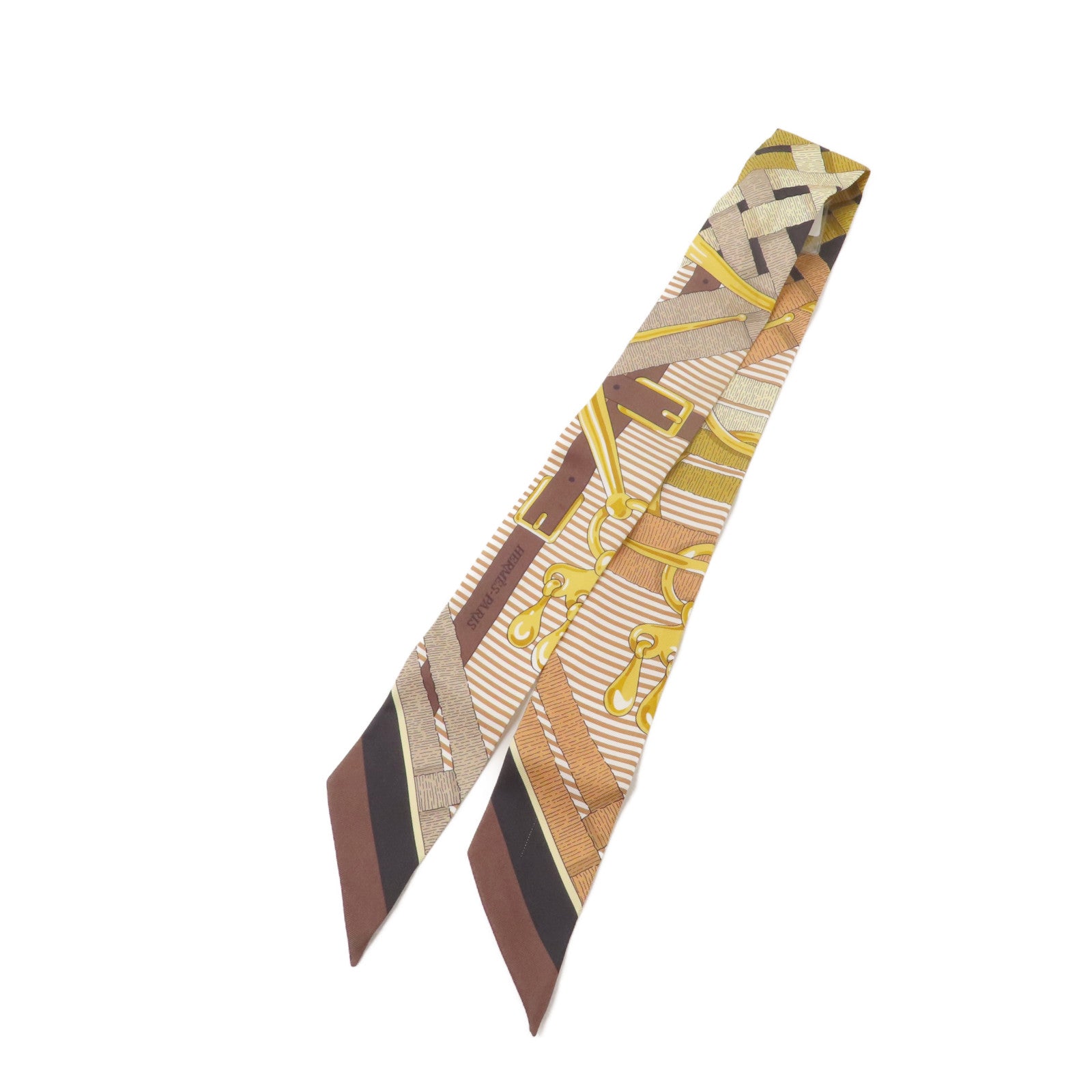 HERMES 絲質Twilly絲巾