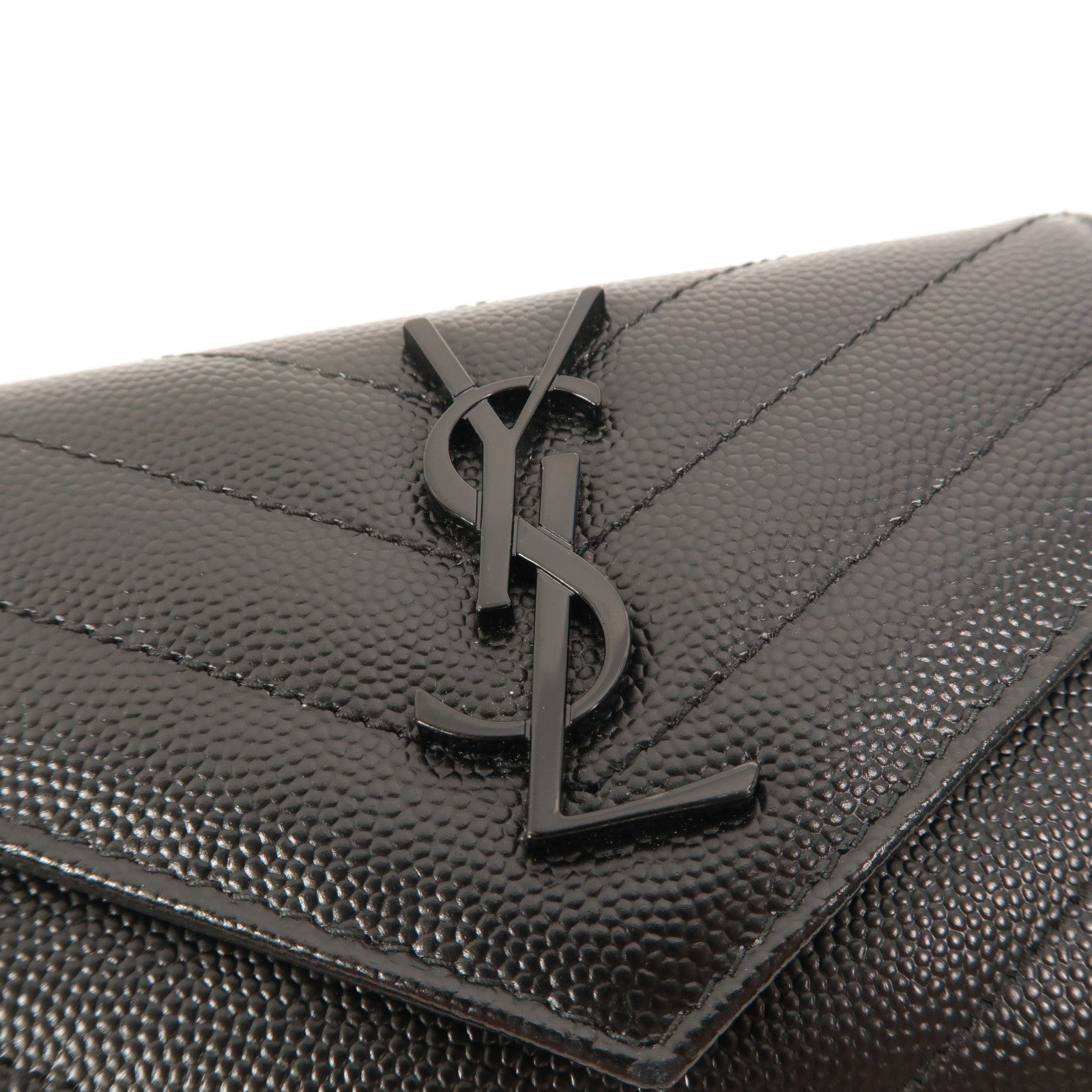 SAINT LAURENT 牛皮皮革Small Envelope Wallet錢包