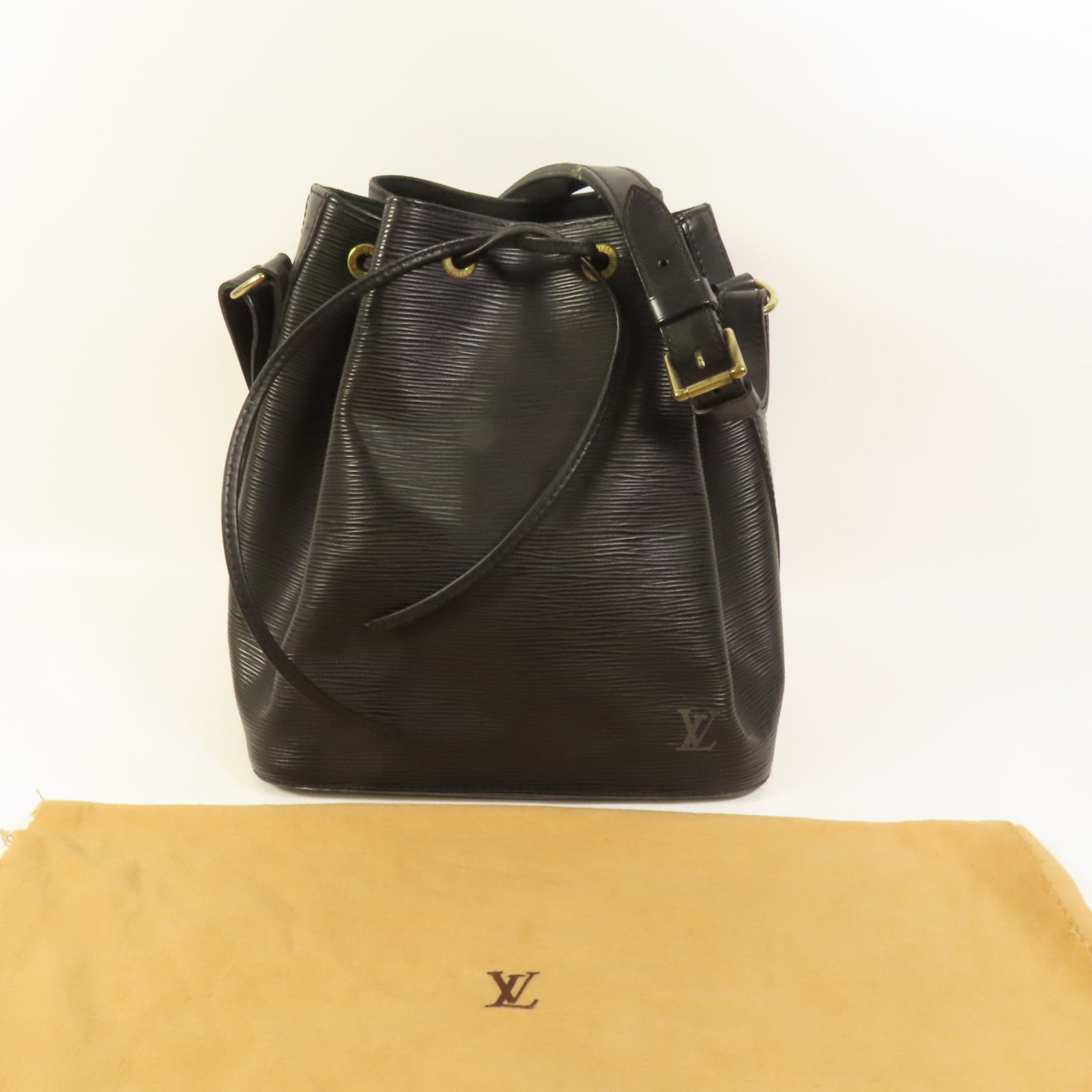 LOUIS VUITTON Epi Petit Noe金扣肩背袋