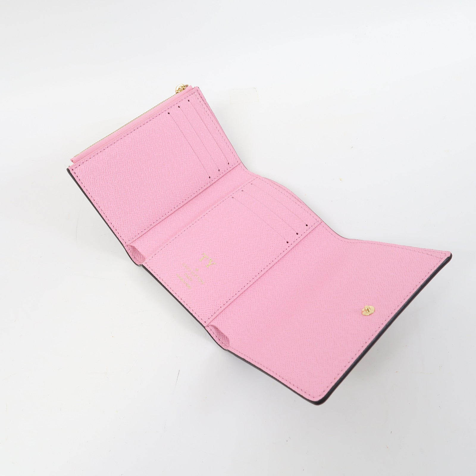 LOUIS VUITTON Monogram Vivienne Victorine金扣錢包啡色