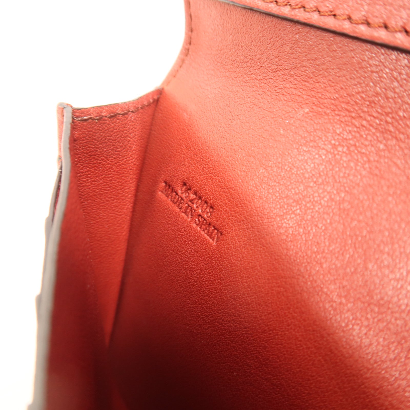 LOEWE 牛皮皮革Large Vertical Wallet銀扣長錢包