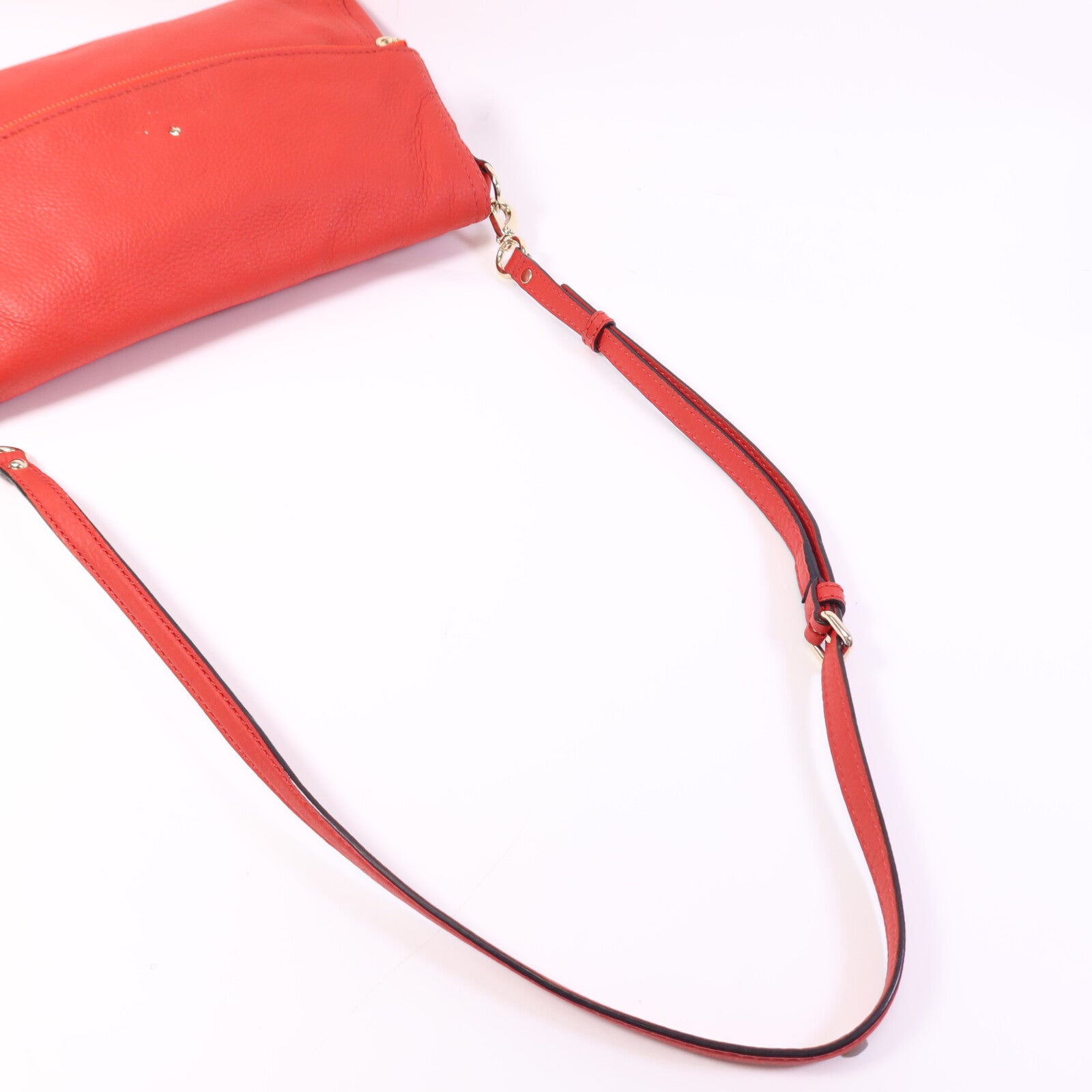 Kate Spade 皮革Jackson Street Harlyn金扣肩背袋