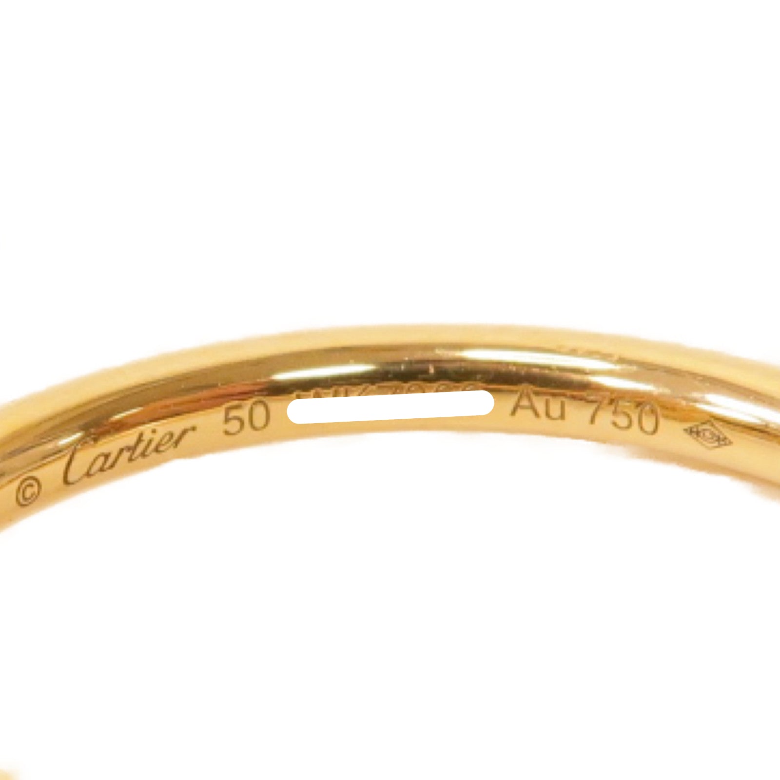 CARTIER 18K黃金Juste Un Clou Ring戒指US#6/Cartier#50