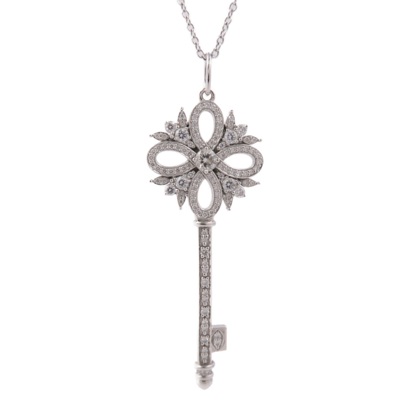 TIFFANY＆CO PT950鉑金Victoria Necklace項鍊