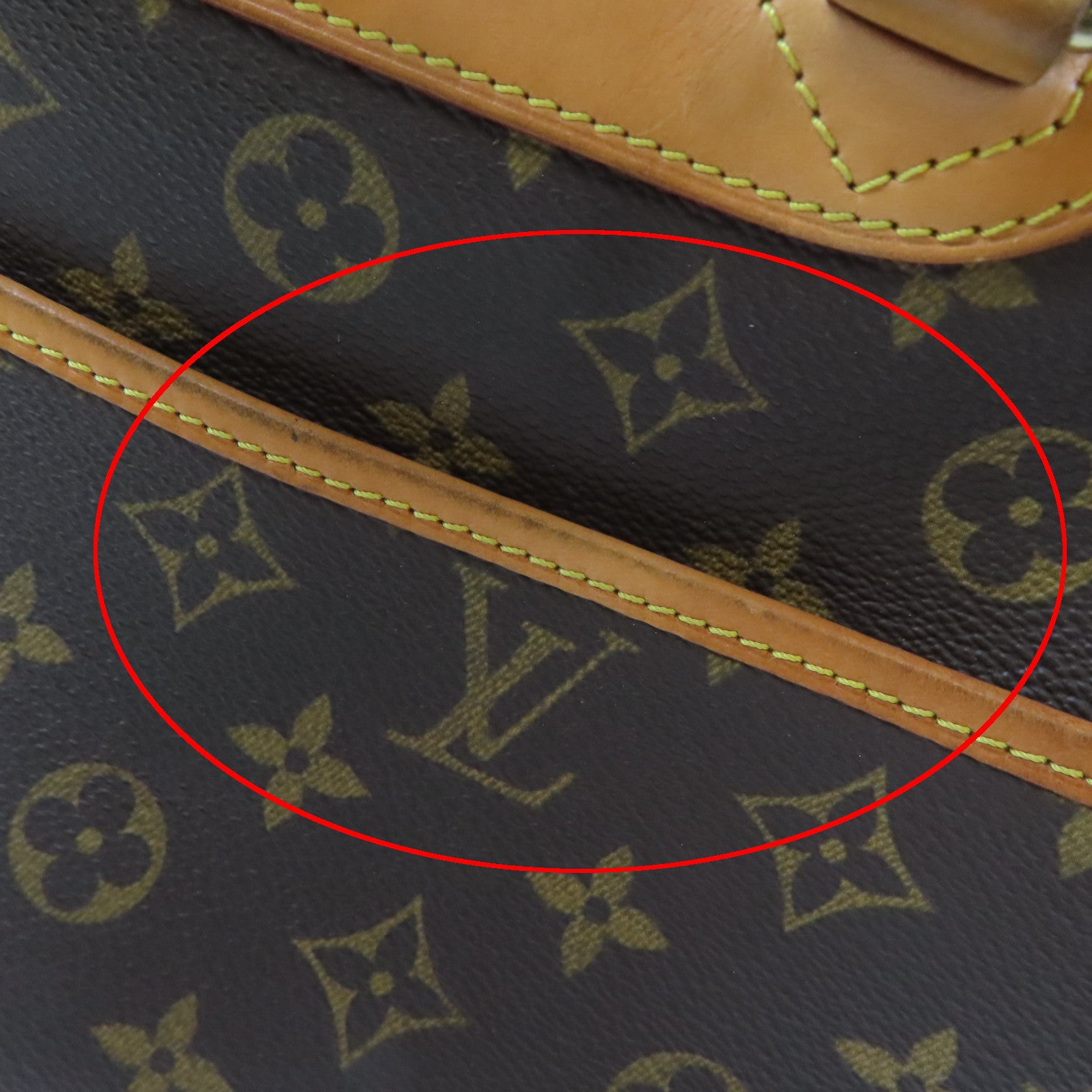 LOUIS VUITTON 【激減優惠】Monogram Trouville Boston Bag金扣手挽袋啡色