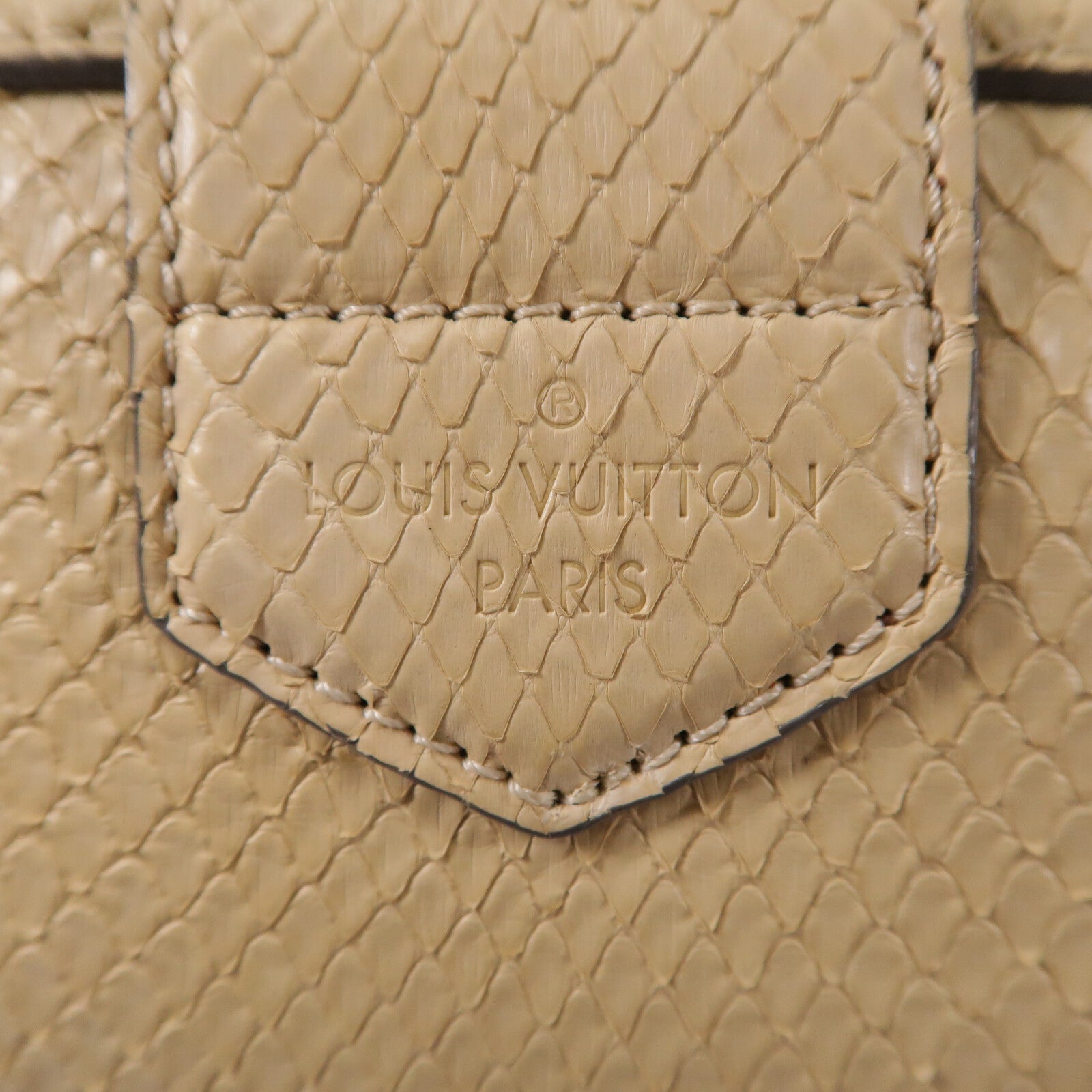 LOUIS VUITTON 蛇皮皮革Cirrus PM手挽袋