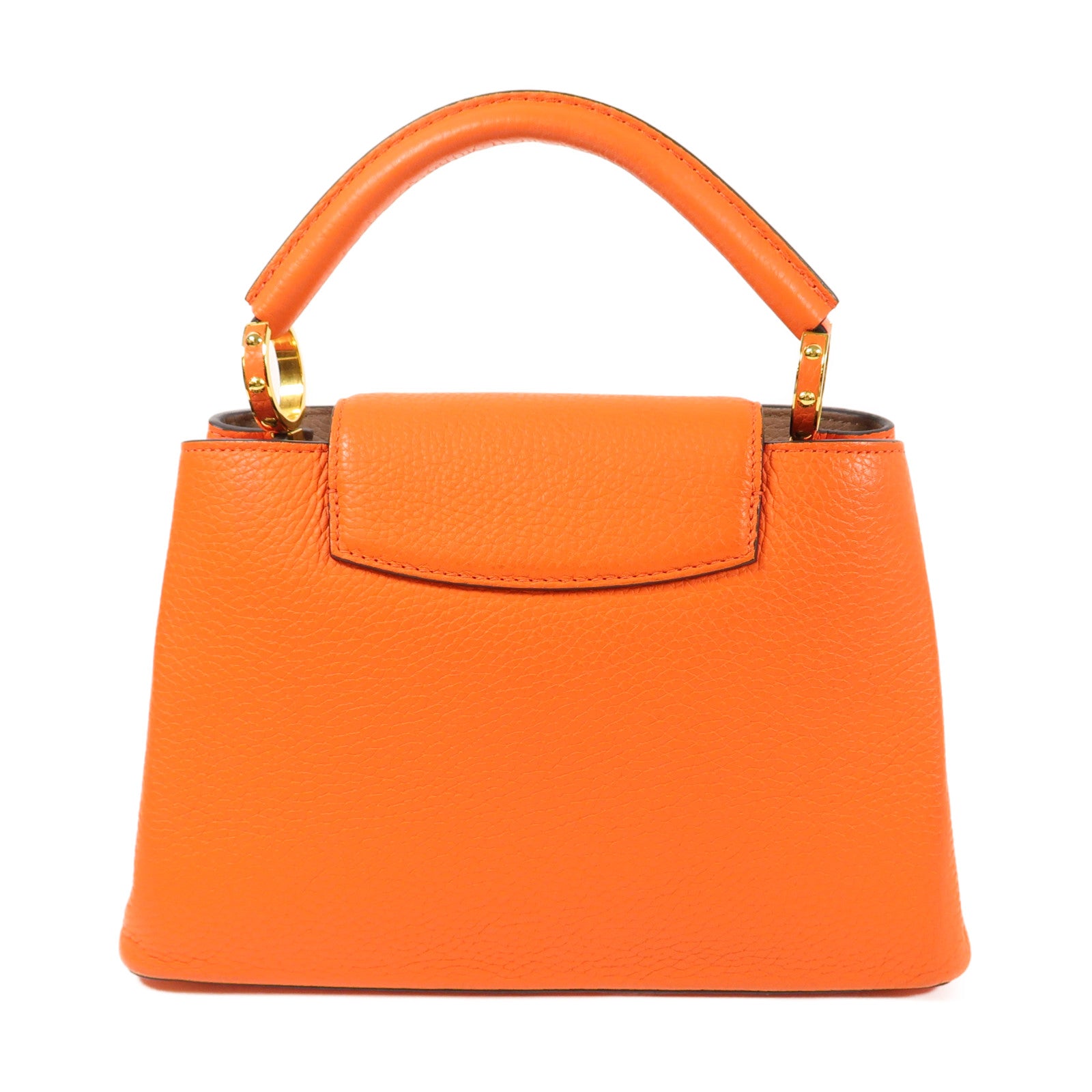 LOUIS VUITTON LV GHW Capucines BB 2 Way Shoulder Bag M51778 Calfskin Orange