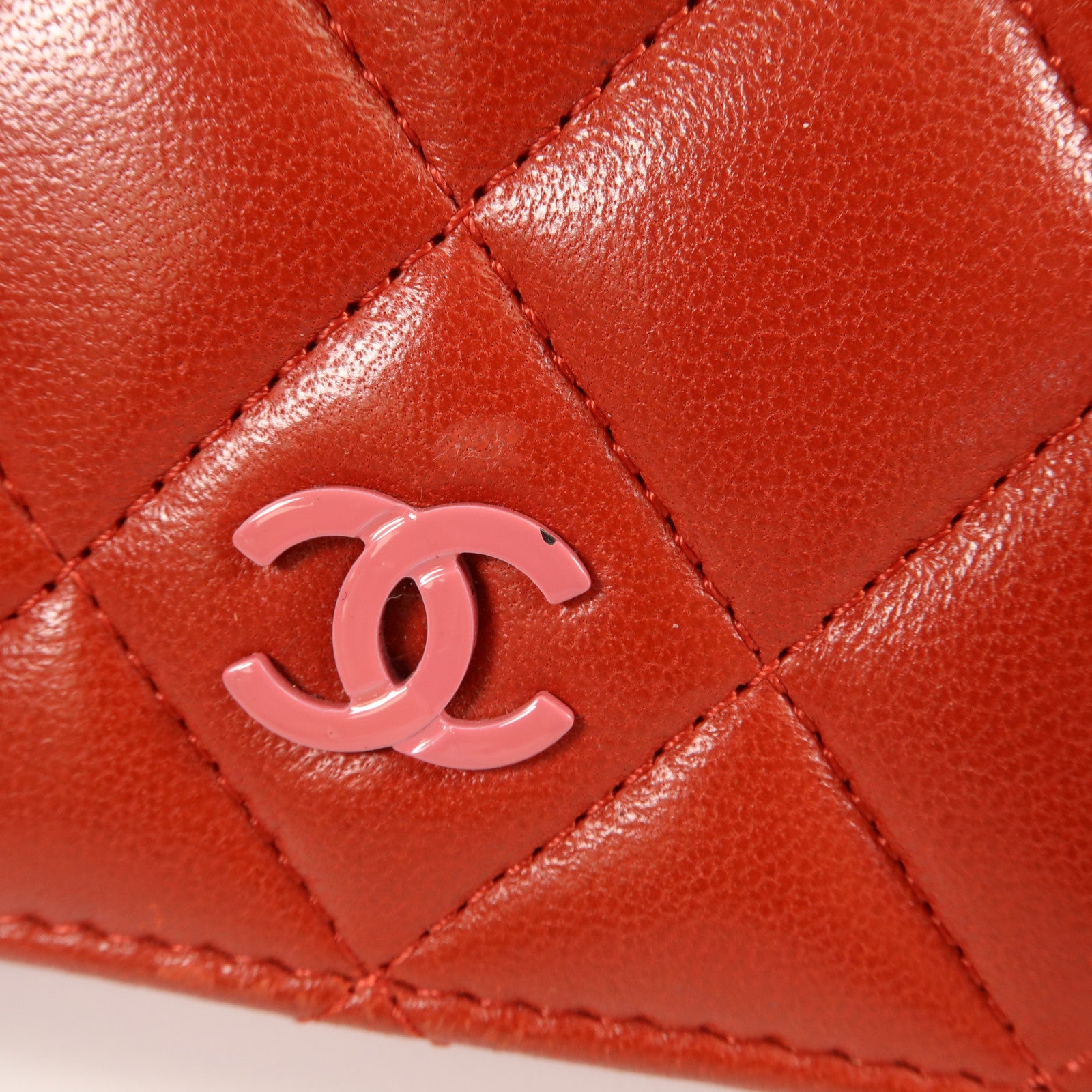 CHANEL 羊皮皮革Bifold Long Wallet長錢包