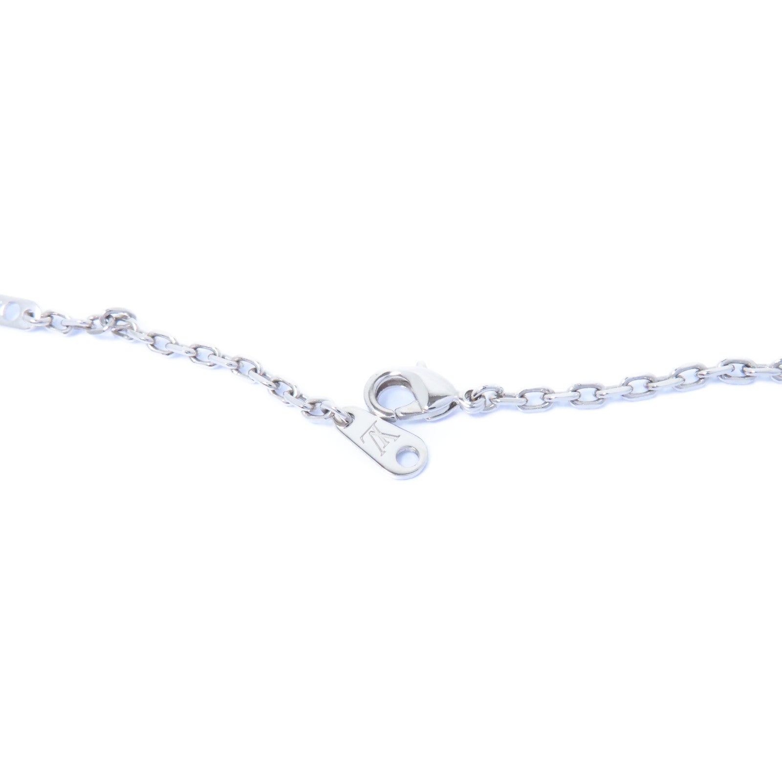 LOUIS VUITTON 金屬Paper Plane Necklace項鍊銀色