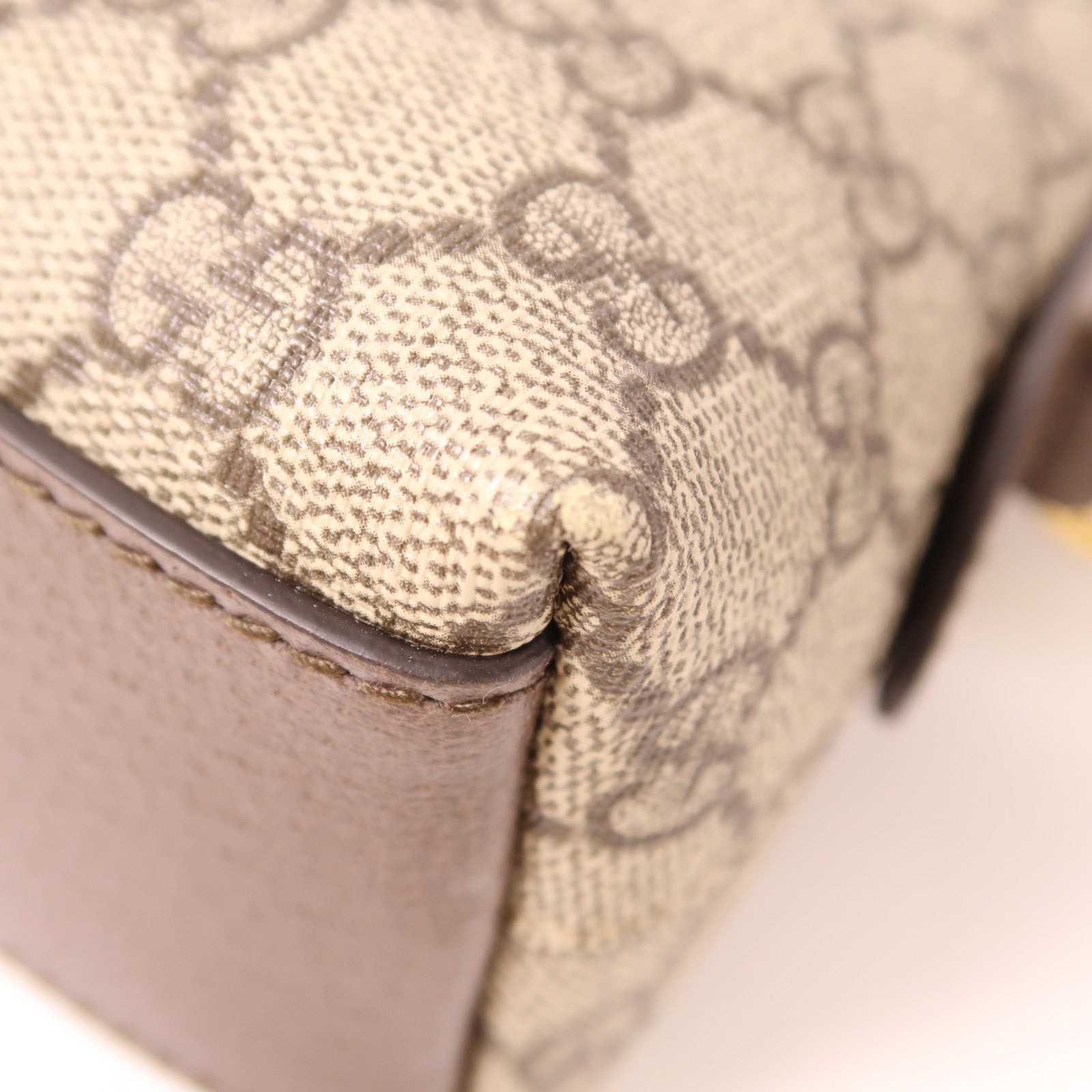 GUCCI 塗層帆布Ophidia GG金扣肩背袋