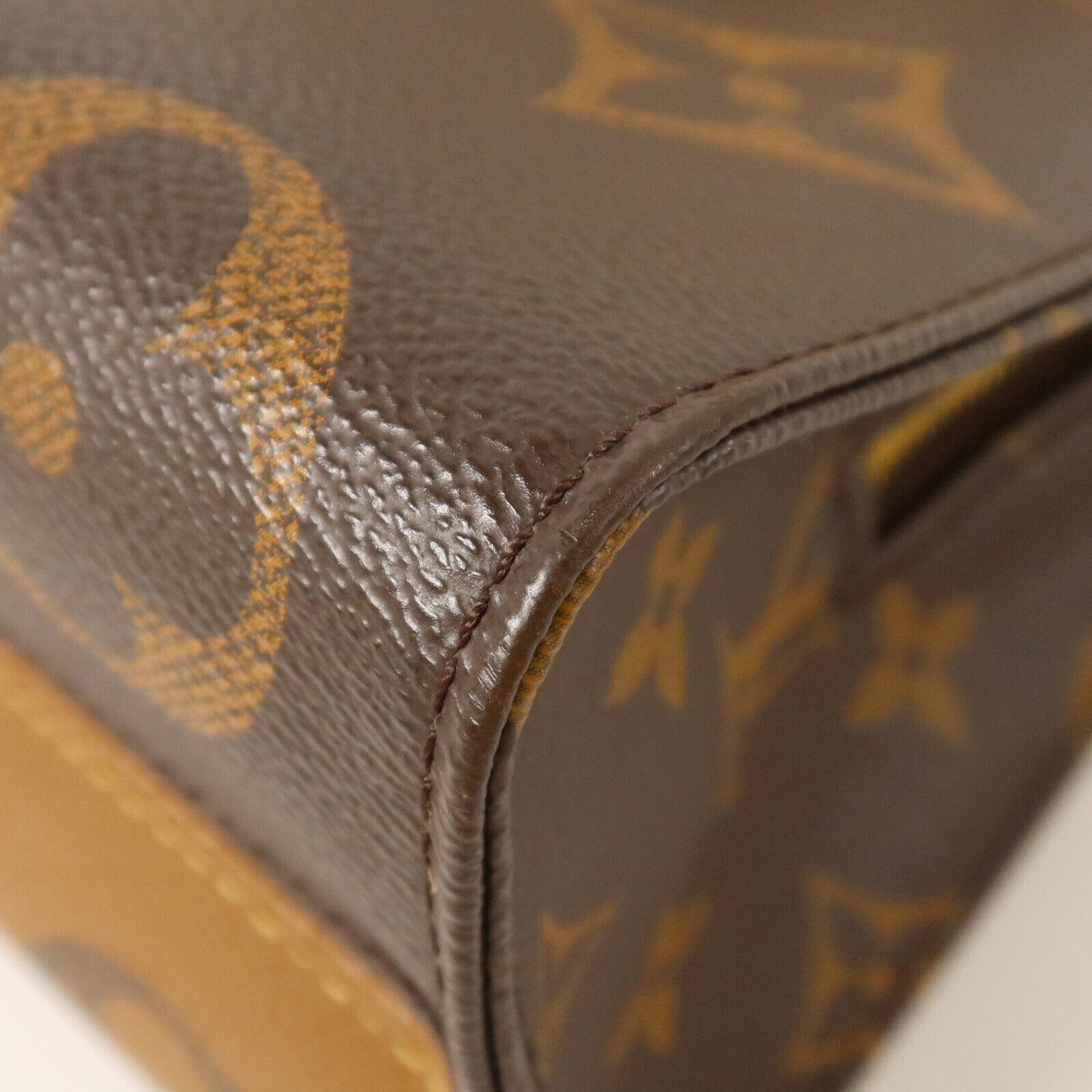 LOUIS VUITTON Monogram Reverse On The Go East West金扣手挽肩背兩用包袋