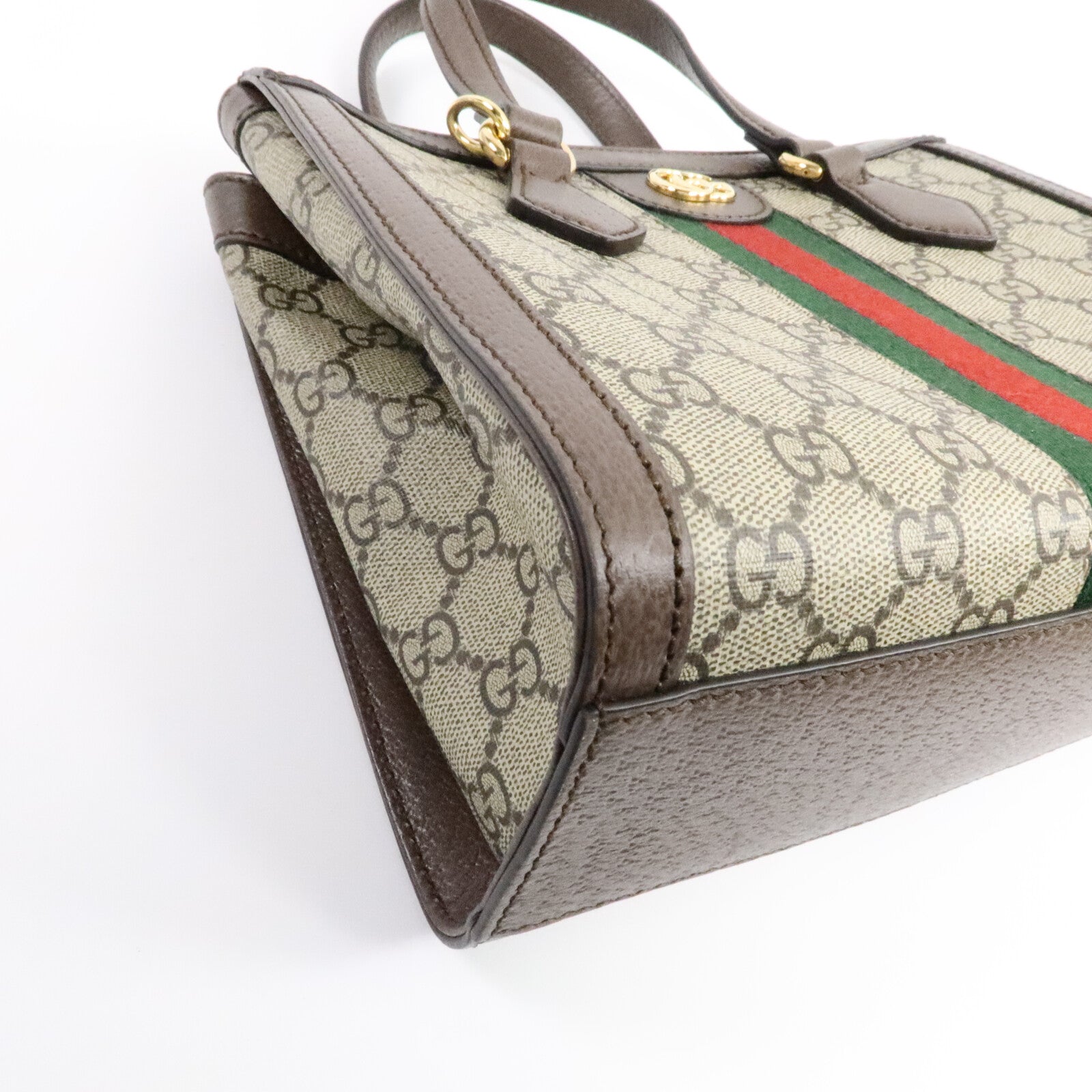 GUCCI 塗層帆布Ophidia Small Tote手挽肩背兩用袋