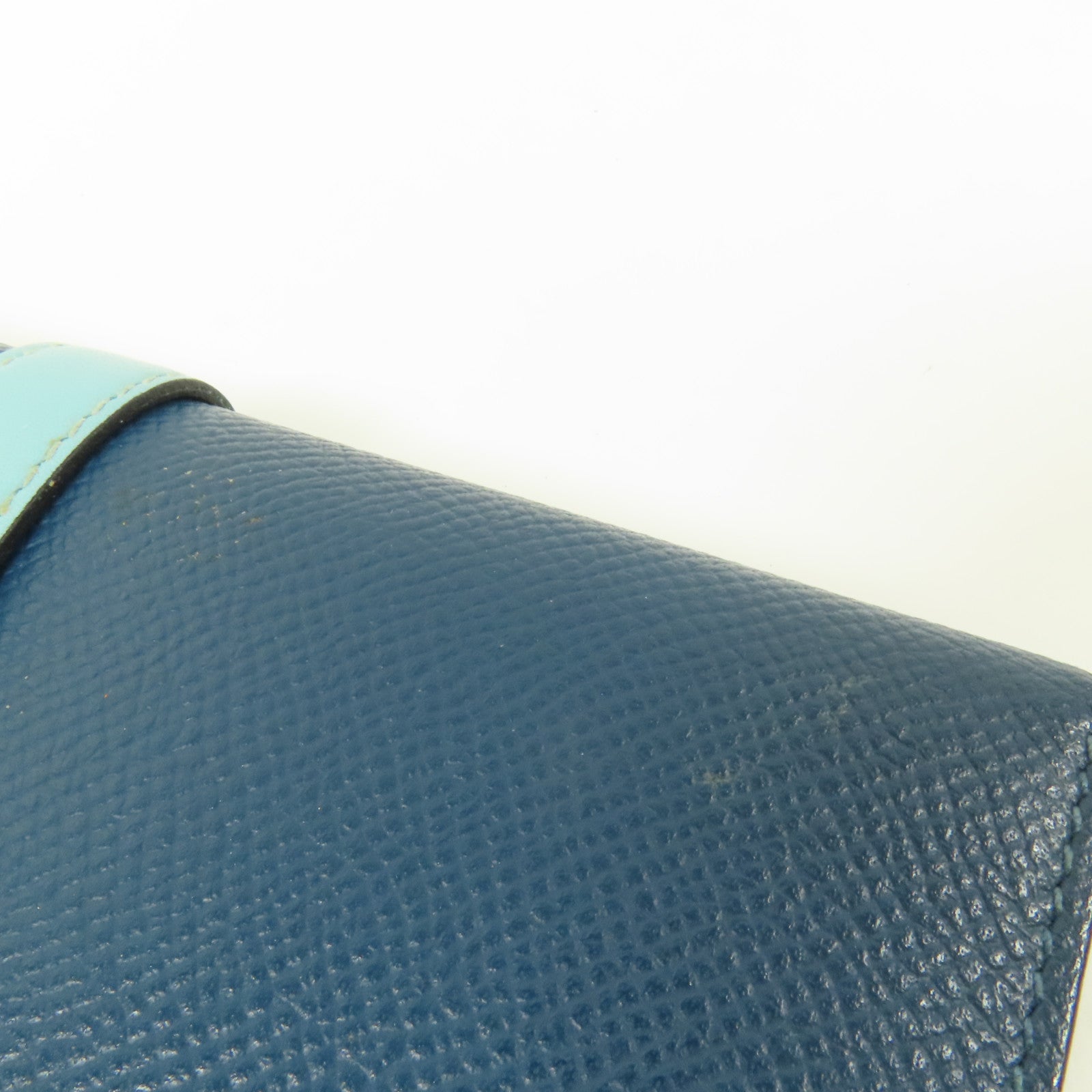 HERMES Epsom皮革Bearn Trifold Wallet銀扣長錢包