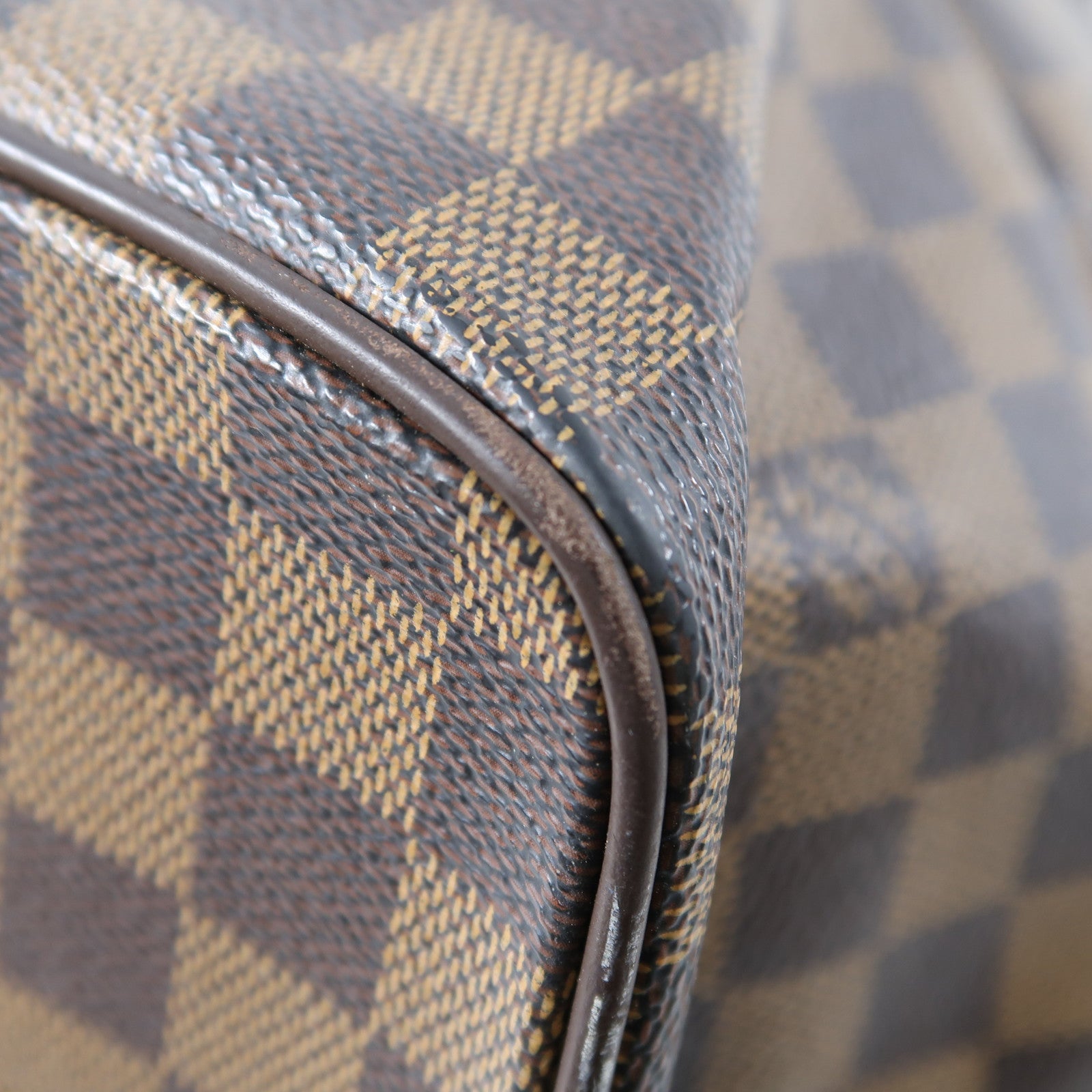 LOUIS VUITTON 【激減優惠】Damier Saleya MM金扣手挽袋/肩背袋啡色