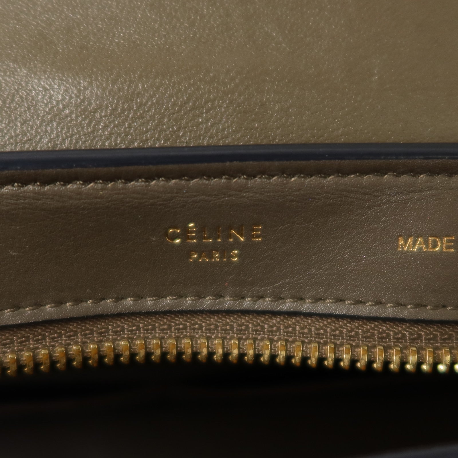 CELINE 牛皮皮革Trapeze金扣手挽肩背兩用袋