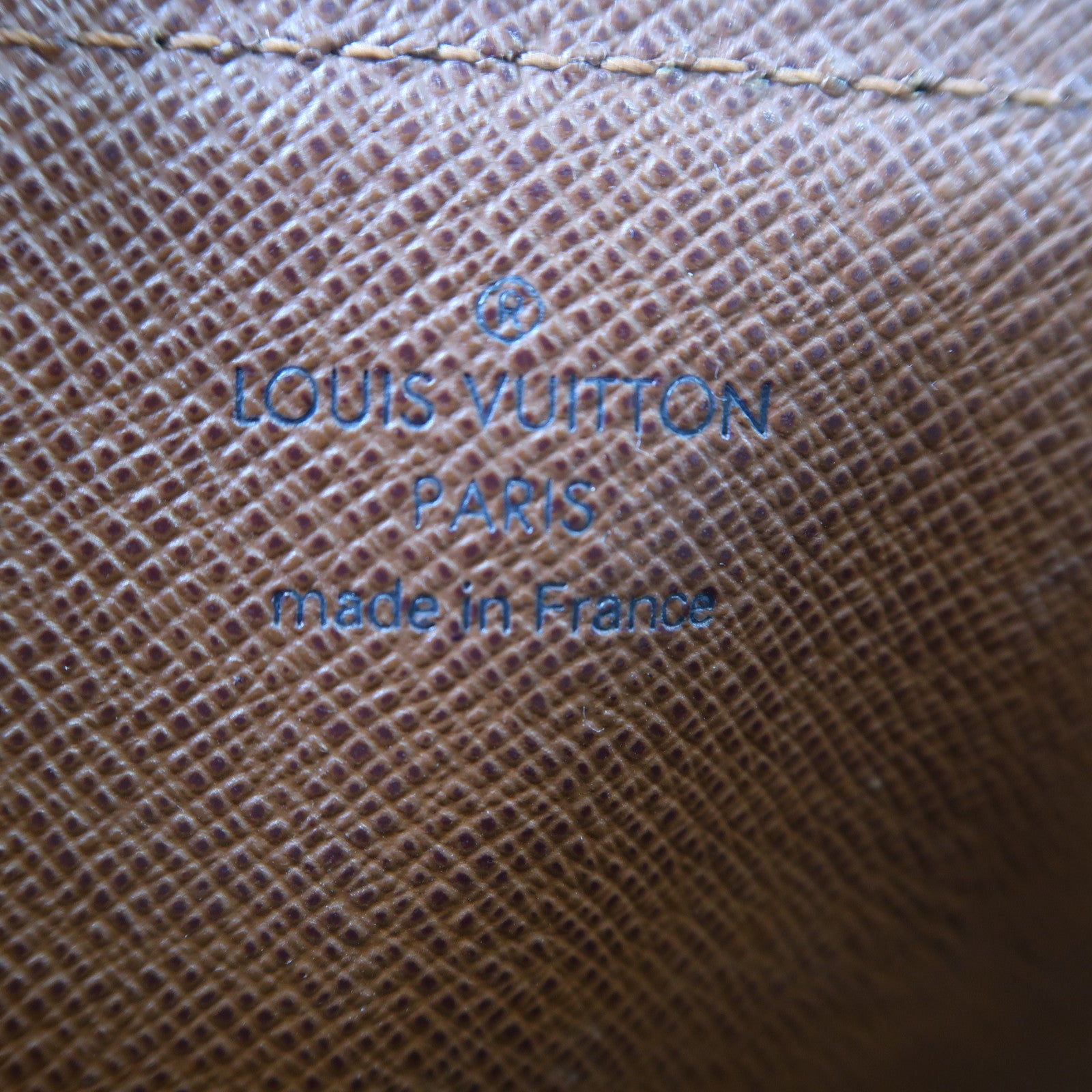 LOUIS VUITTON Monogram Papillon金扣手挽袋/肩背袋啡色