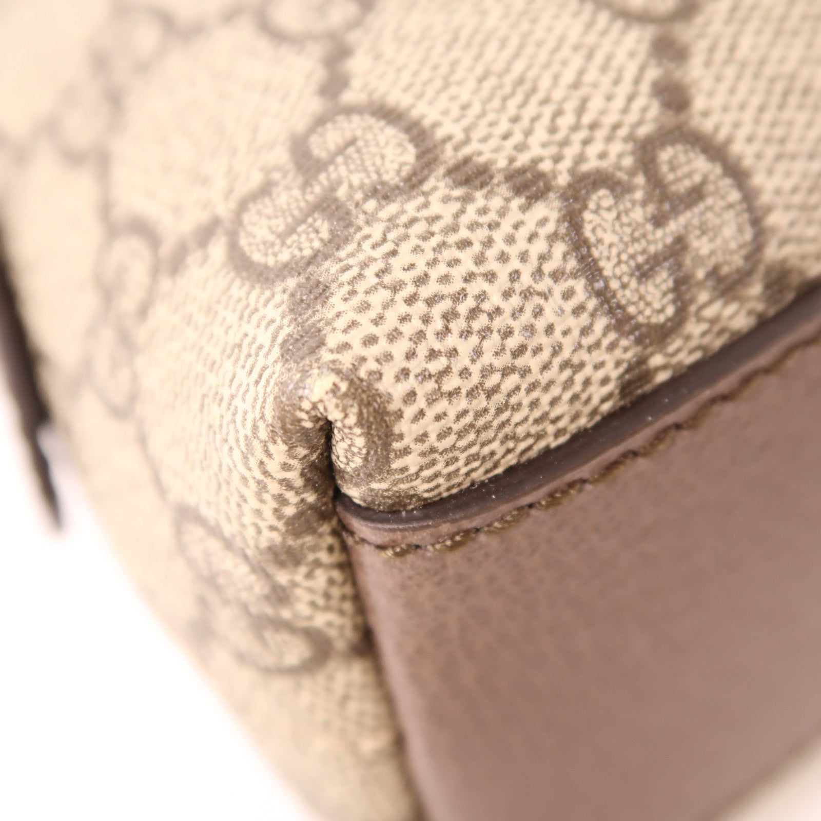 GUCCI 塗層帆布Ophidia GG金扣肩背袋