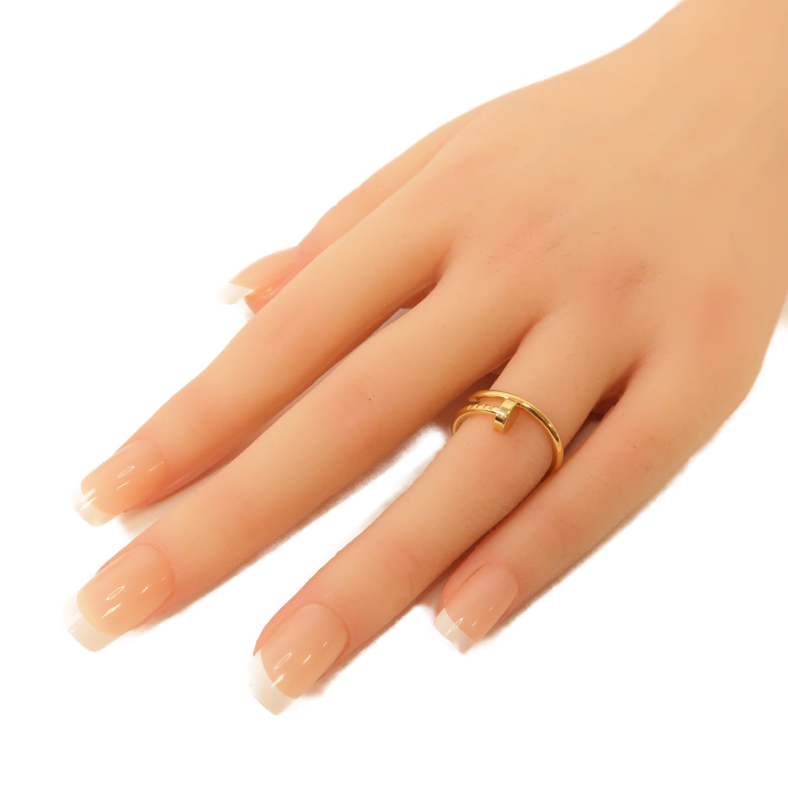 CARTIER 18K黃金Juste Un Clou Ring戒指US#6/Cartier#50