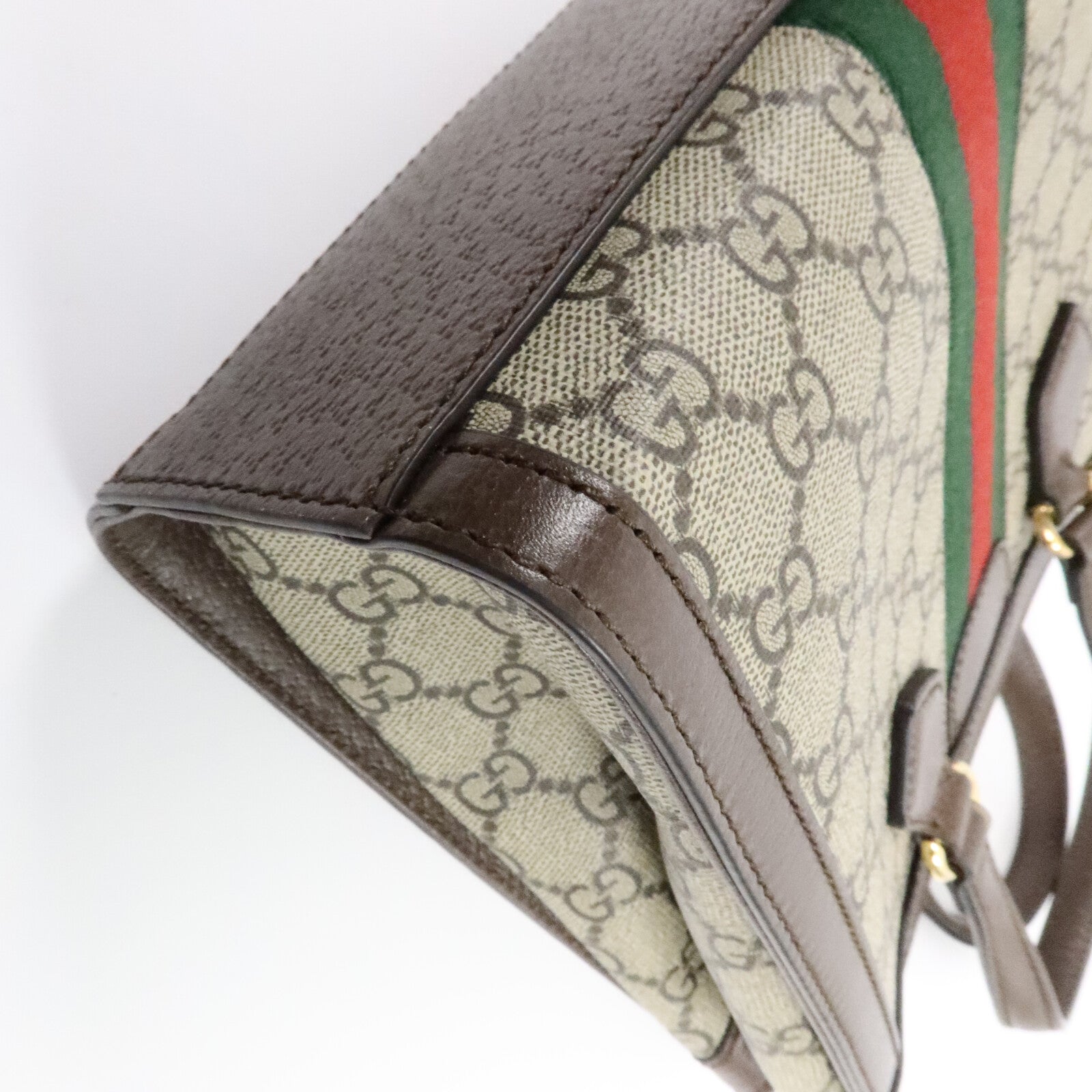 GUCCI 塗層帆布Ophidia Small Tote手挽肩背兩用袋