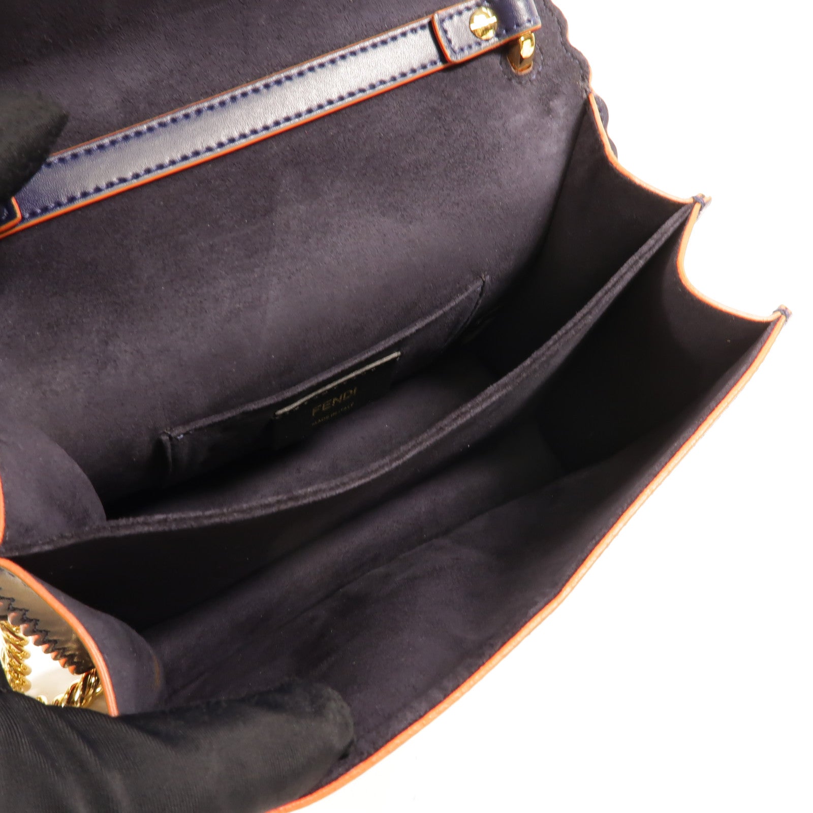 FENDI 牛皮皮革Kan I Small肩背袋