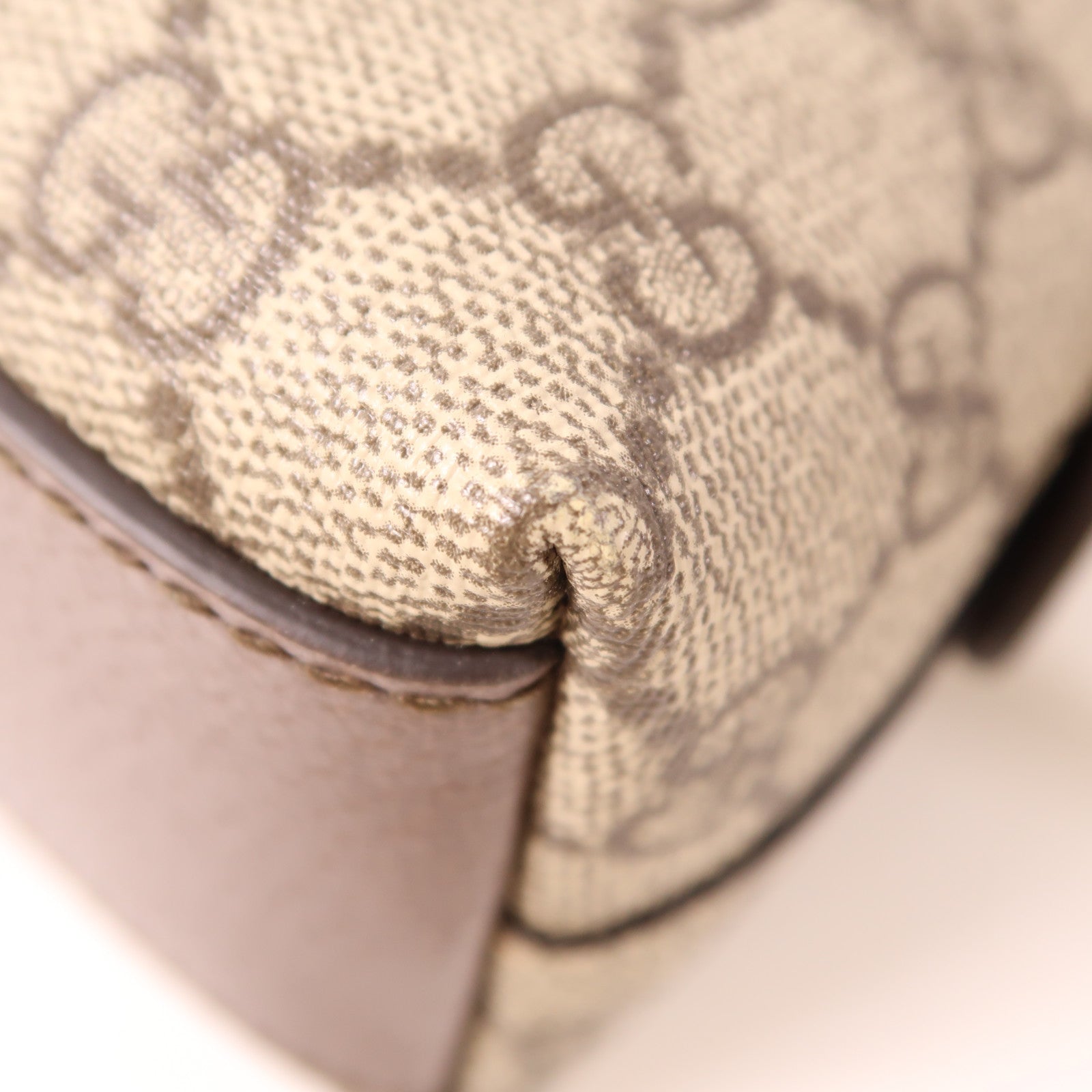 GUCCI 塗層帆布Ophidia GG金扣肩背袋