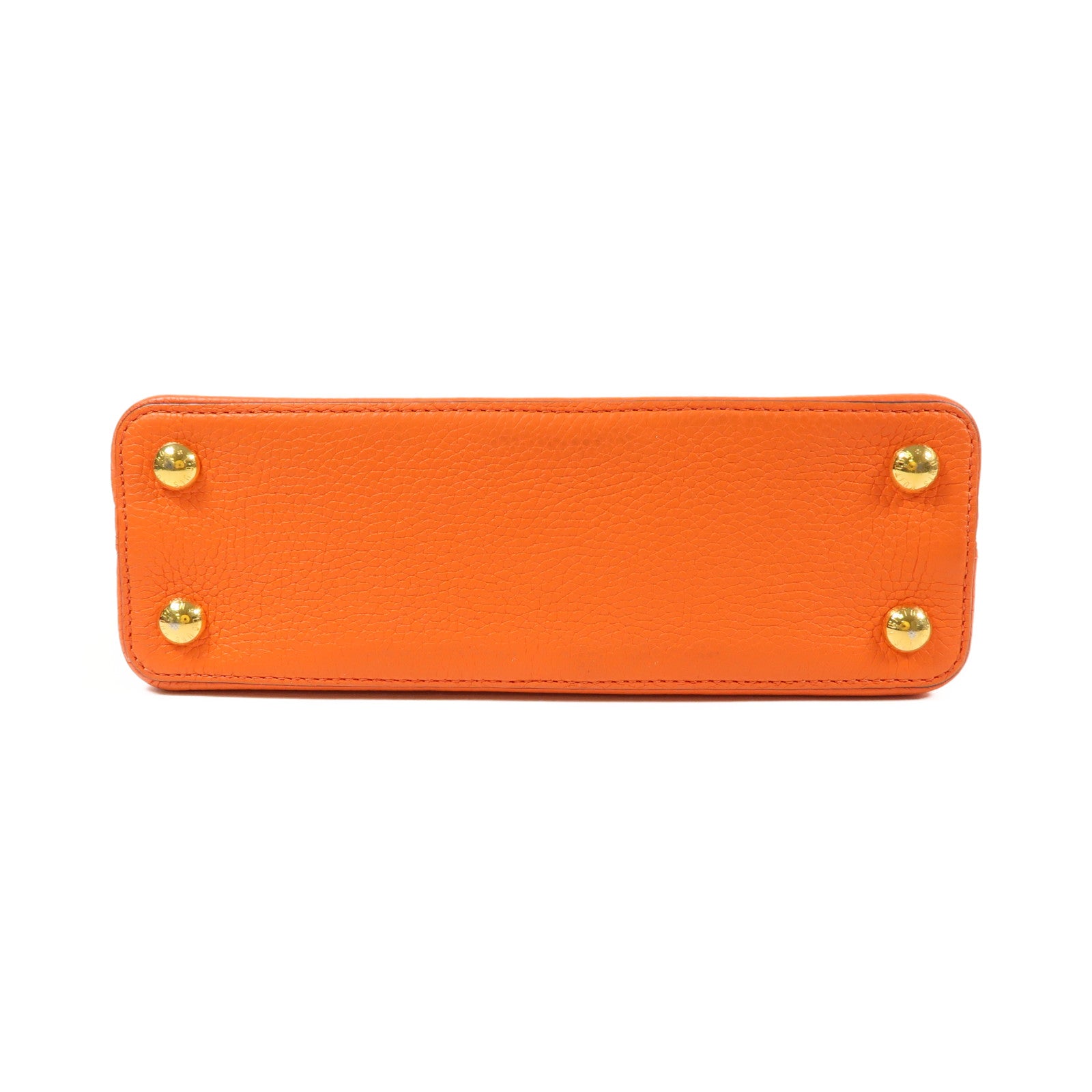 LOUIS VUITTON LV GHW Capucines BB 2 Way Shoulder Bag M51778 Calfskin Orange