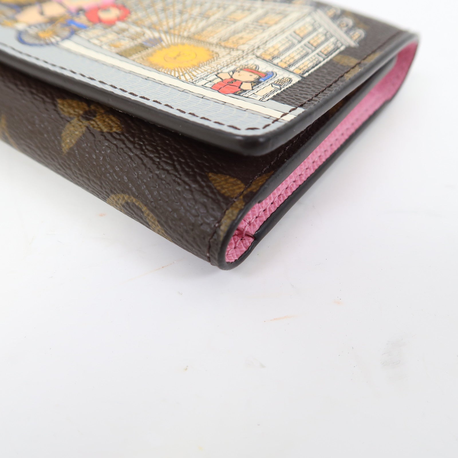 LOUIS VUITTON Monogram Vivienne Victorine金扣錢包啡色