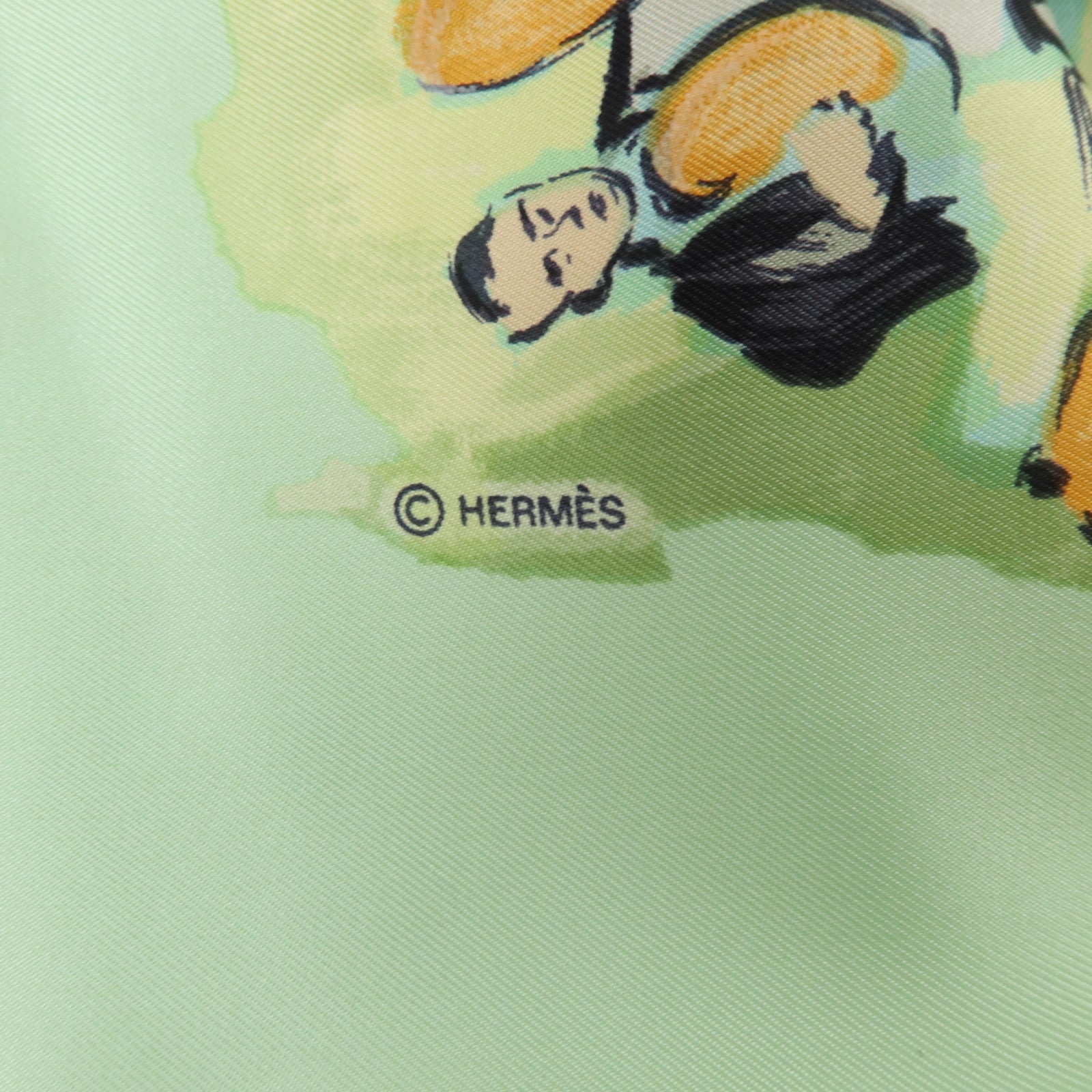 HERMES 絲質Scarf 90X90絲巾
