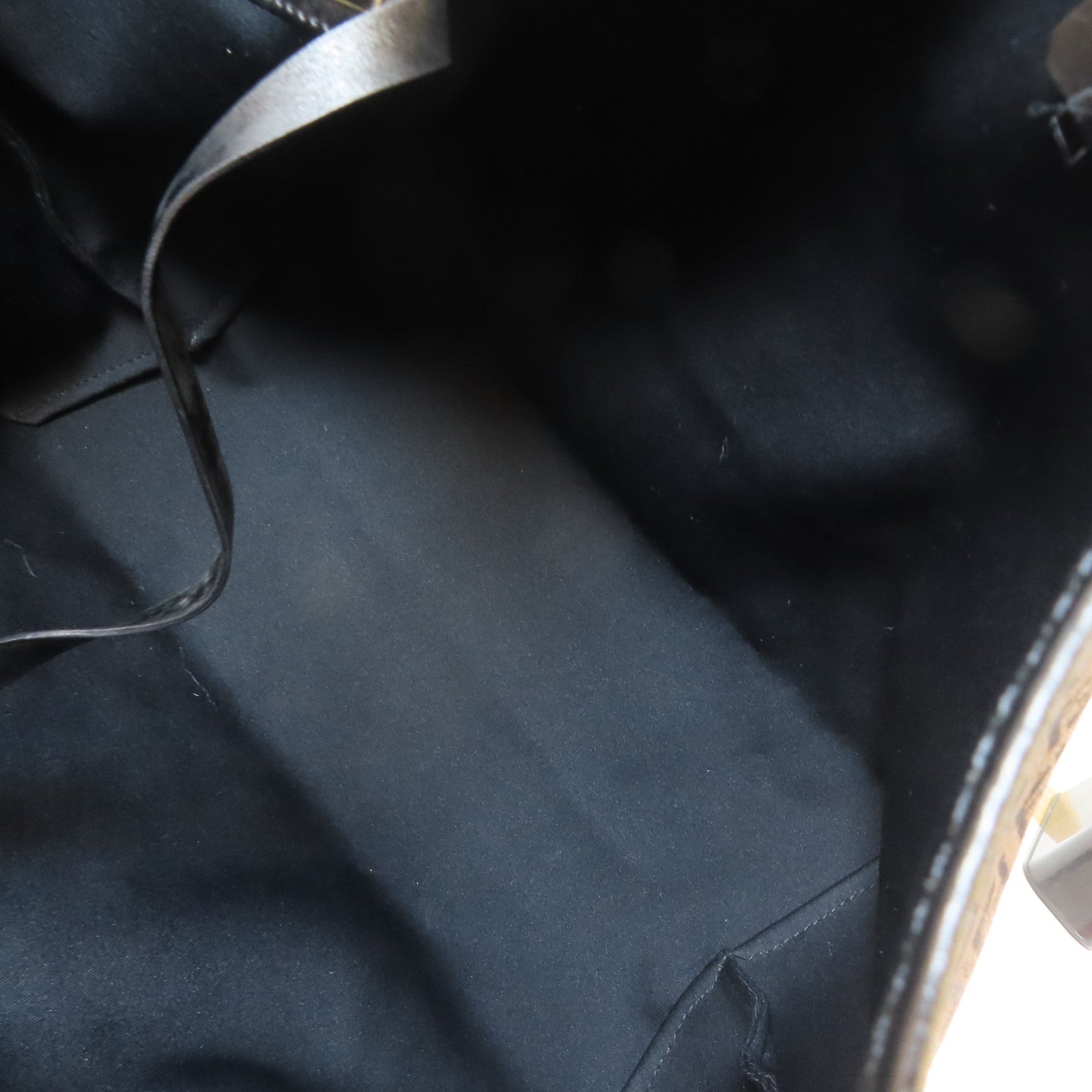 FENDI 帆布Tote Bag銀扣手挽袋啡色