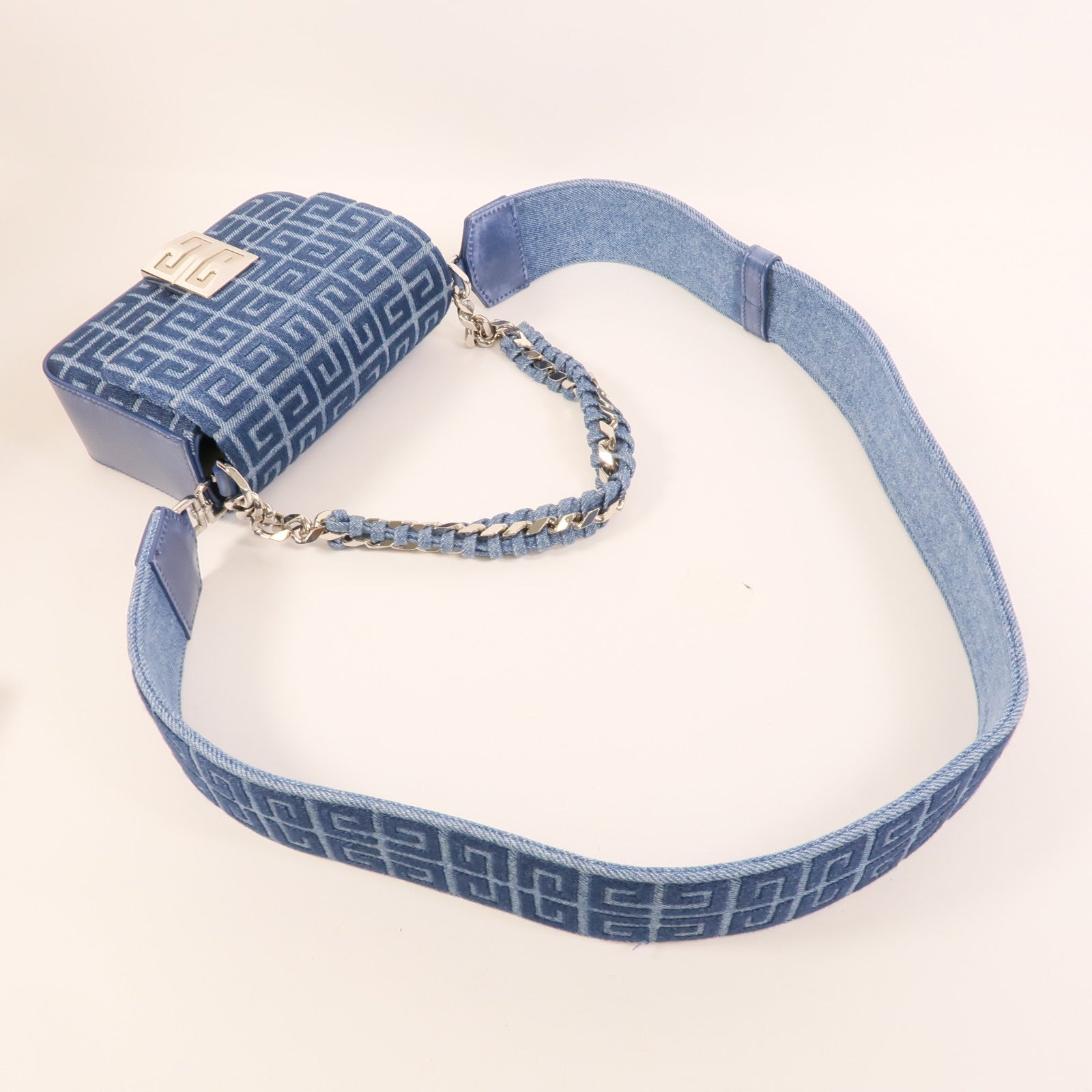 GIVENCHY Denim 2Way Shoulder Bag手挽肩背兩用袋