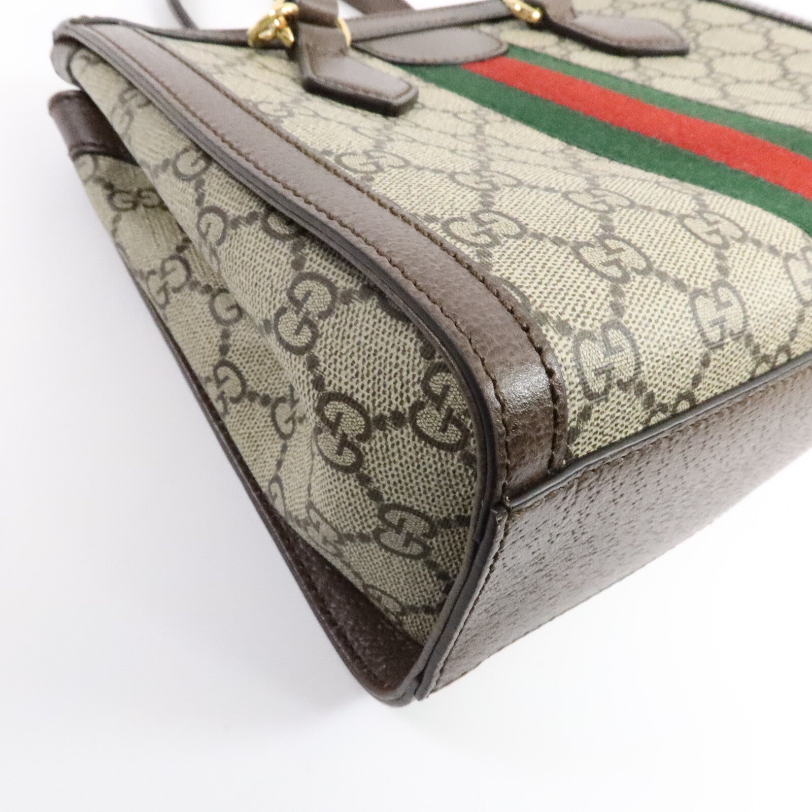 GUCCI 塗層帆布Ophidia Small Tote手挽肩背兩用袋