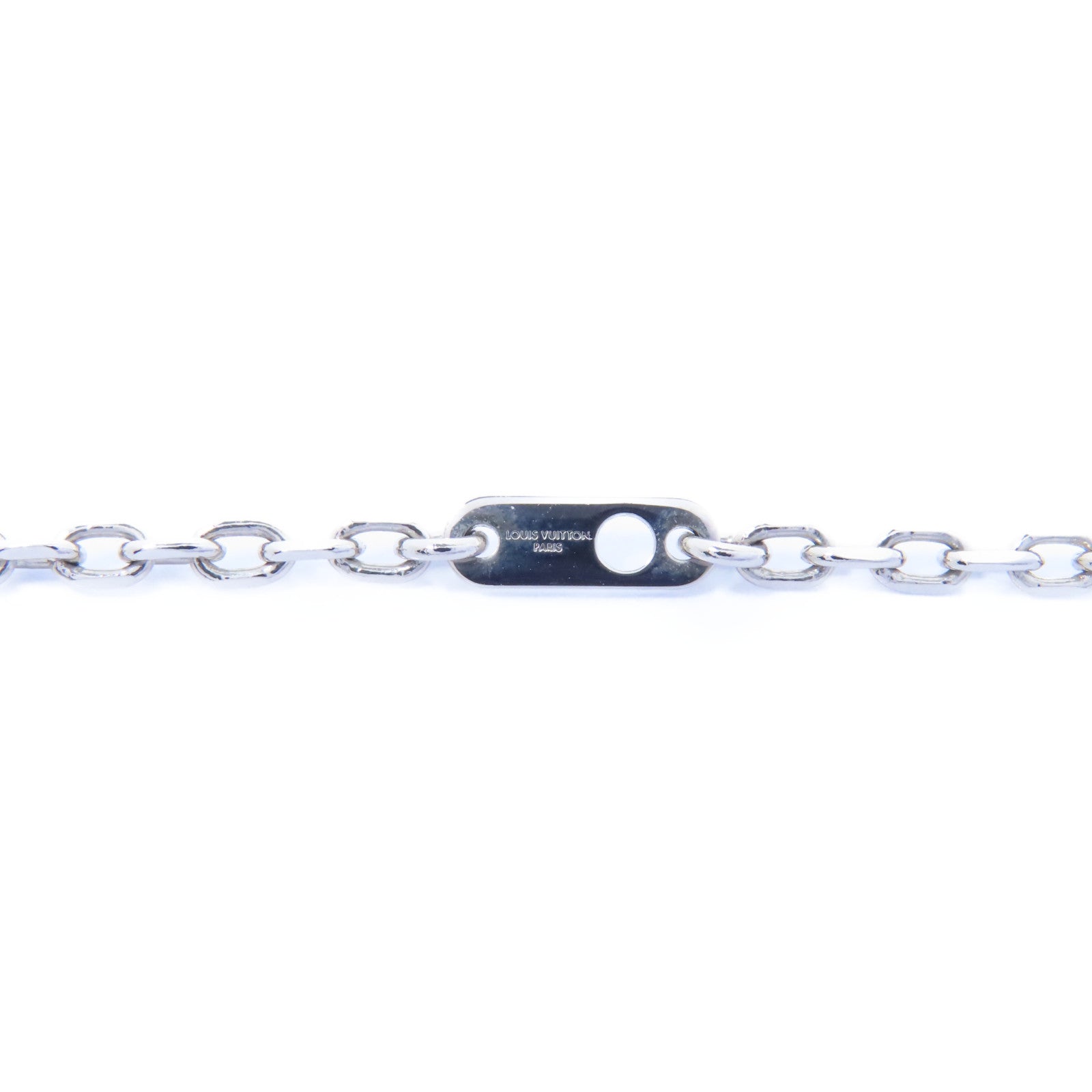 LOUIS VUITTON 金屬Paper Plane Necklace項鍊銀色