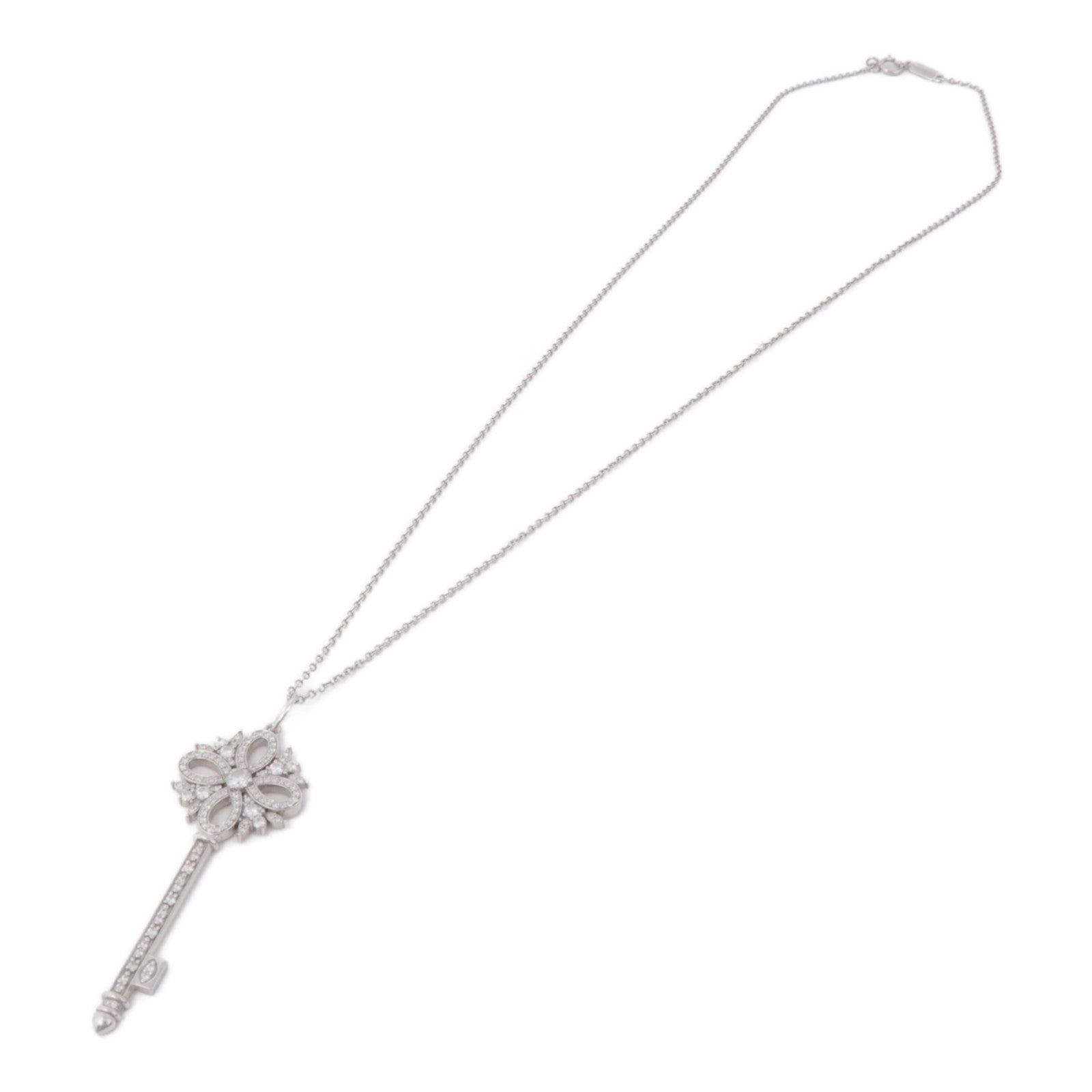 TIFFANY＆CO PT950鉑金Victoria Necklace項鍊
