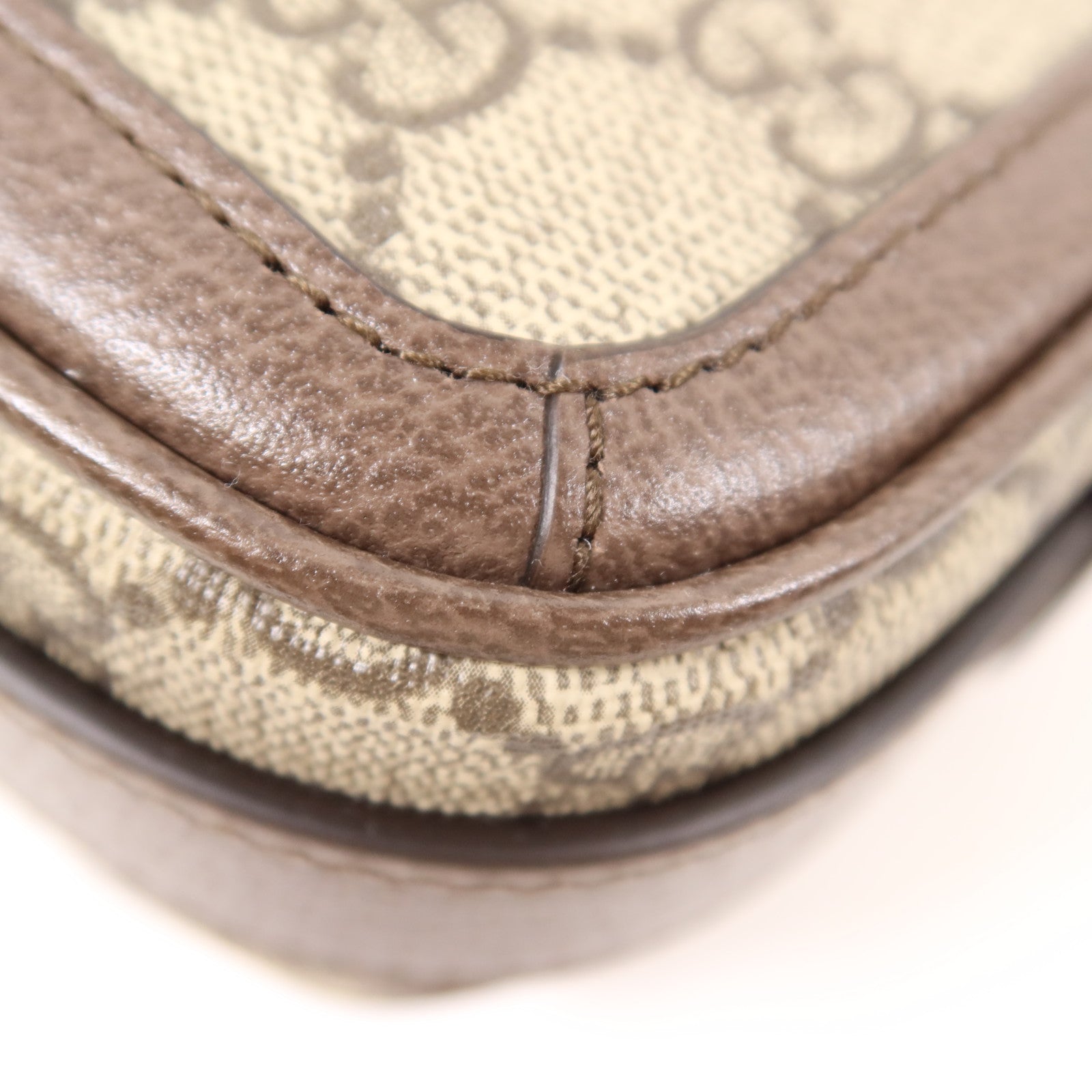 GUCCI 塗層帆布Ophidia Mini Bag金扣肩背袋