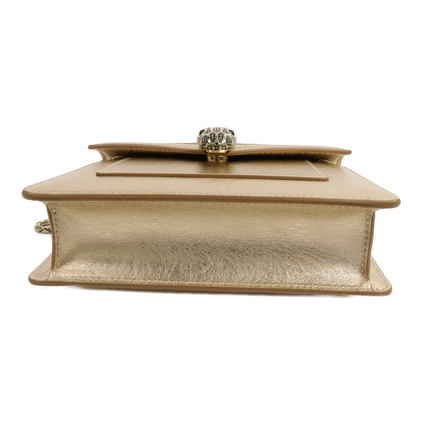 BVLGARI 牛皮皮革Serpenti Forever Day to Night鏈帶肩背袋