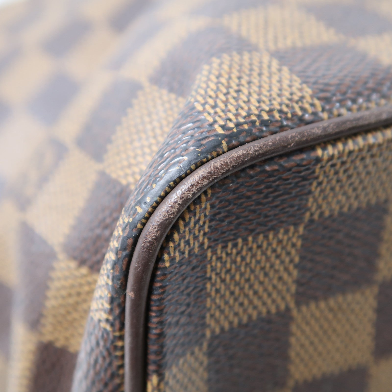LOUIS VUITTON 【激減優惠】Damier Saleya MM金扣手挽袋/肩背袋啡色