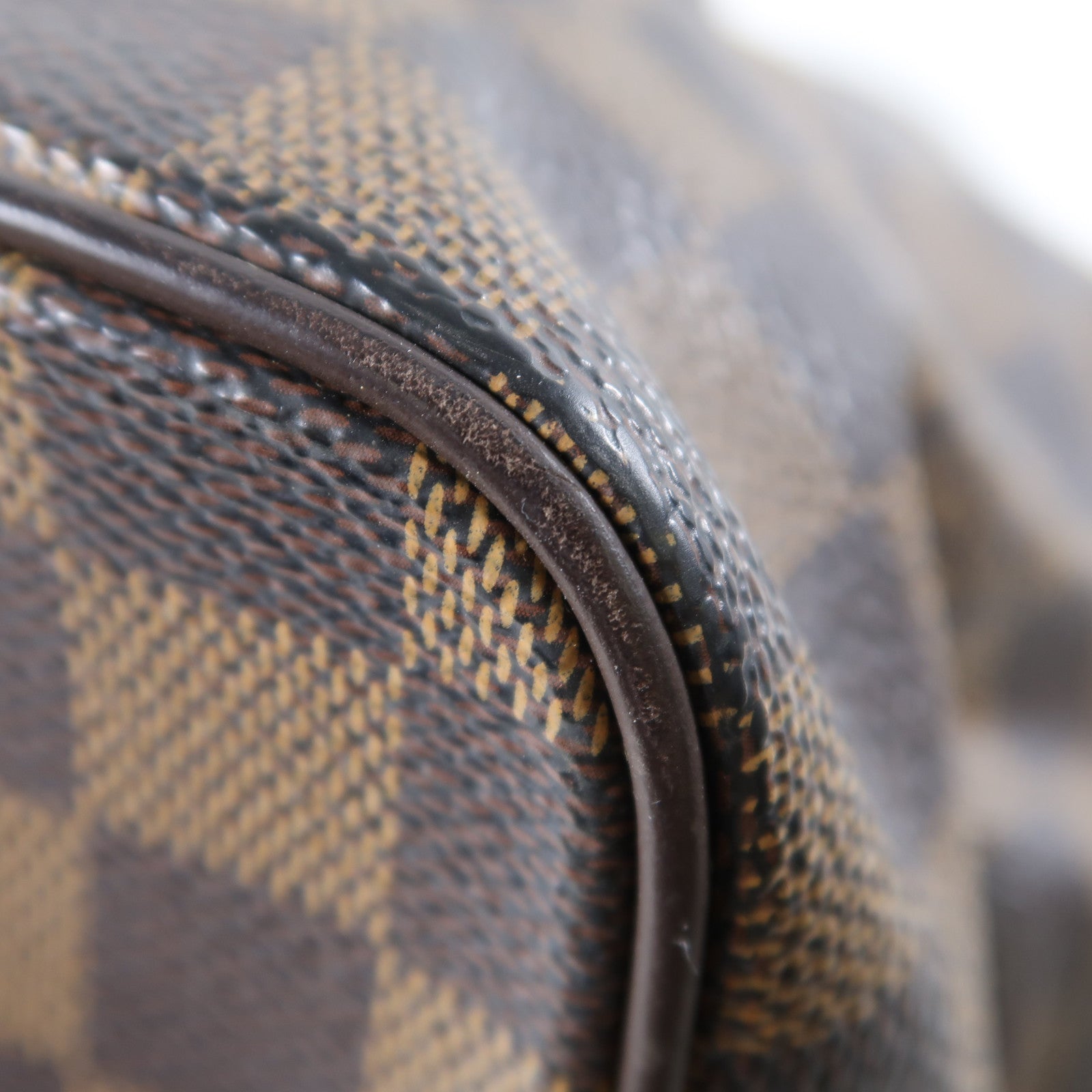 LOUIS VUITTON 【激減優惠】Damier Saleya MM金扣手挽袋/肩背袋啡色